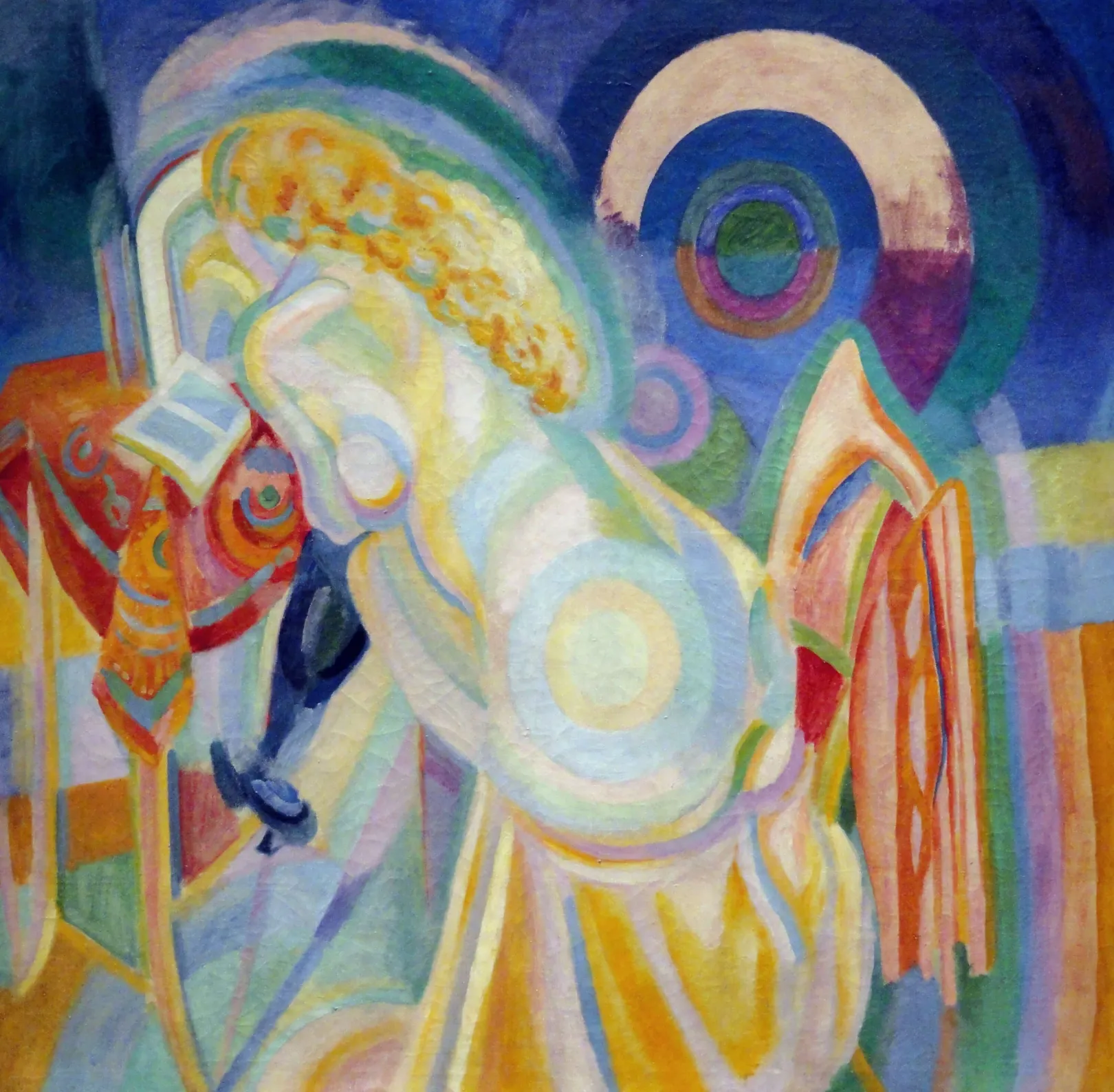 Galerie Mont Delaunay<Akt auf der Toilette - Robert Delaunay