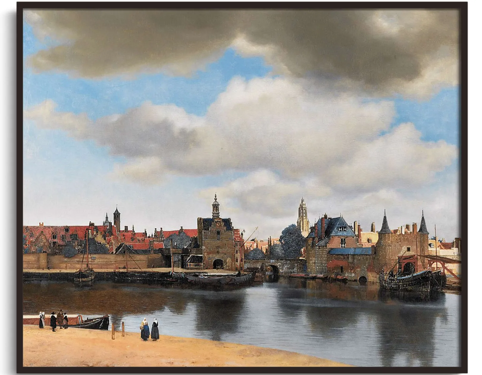 Galerie Mont Vermeer<Ansicht von Delft - Johannes Vermeer