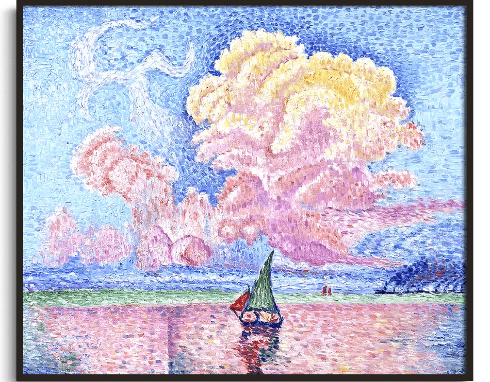 Galerie Mont Signac<Antibes, Die Rosa Wolke - Paul Signac