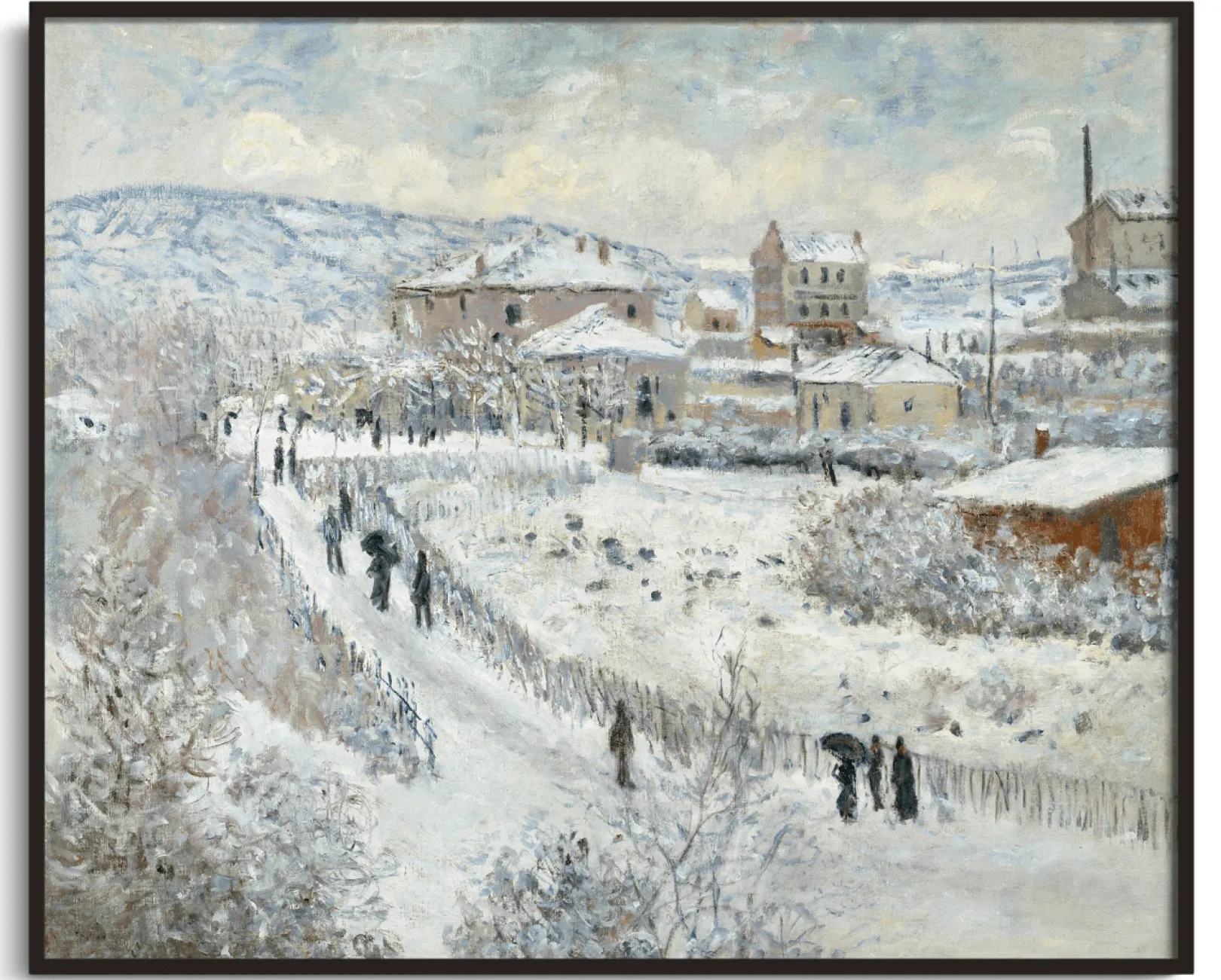 Galerie Mont Monet<Argenteuil im Schnee - Claude Monet