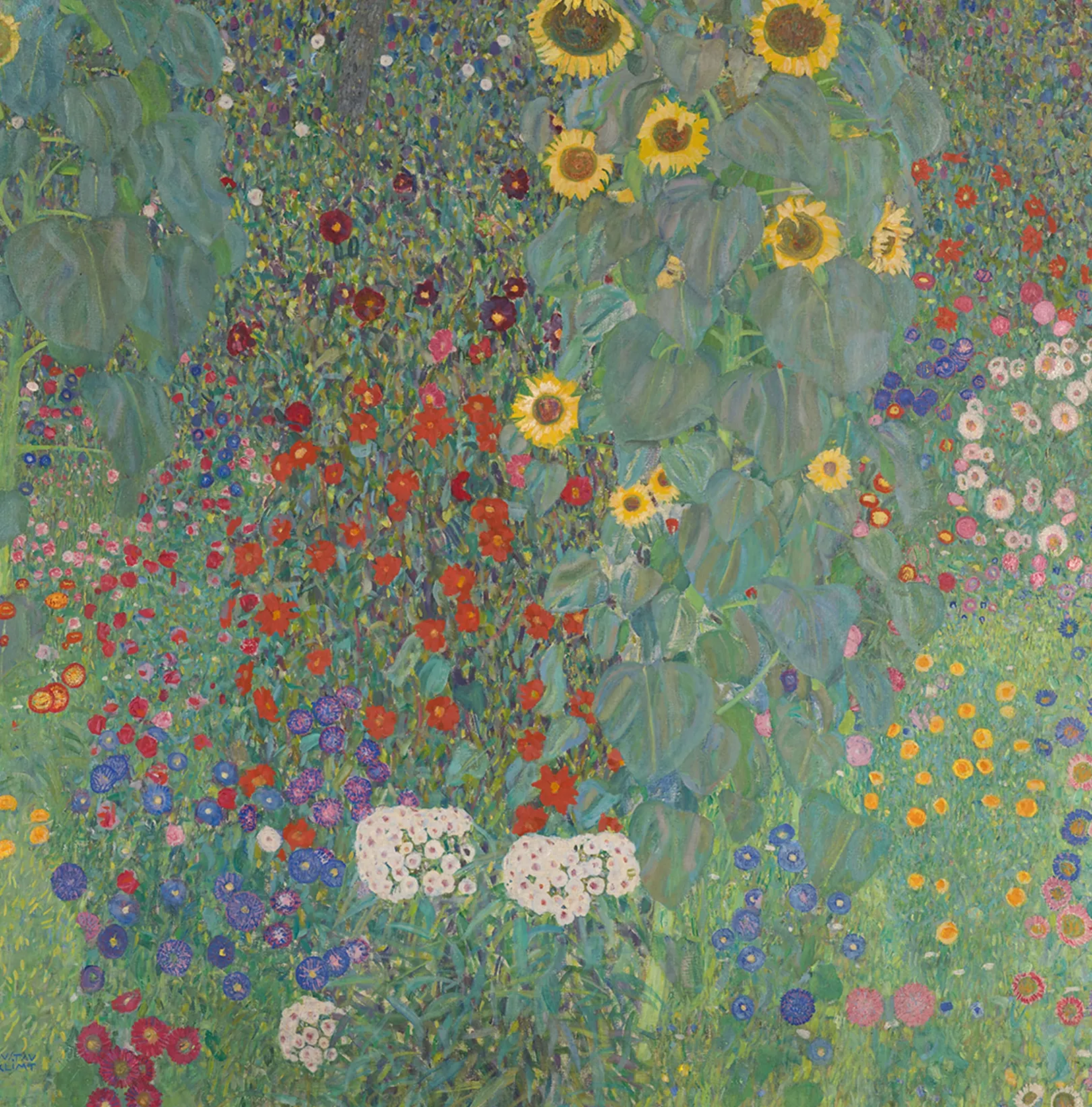 Galerie Mont Klimt<Bauerngarten mit Sonnenblumen - Gustav Klimt