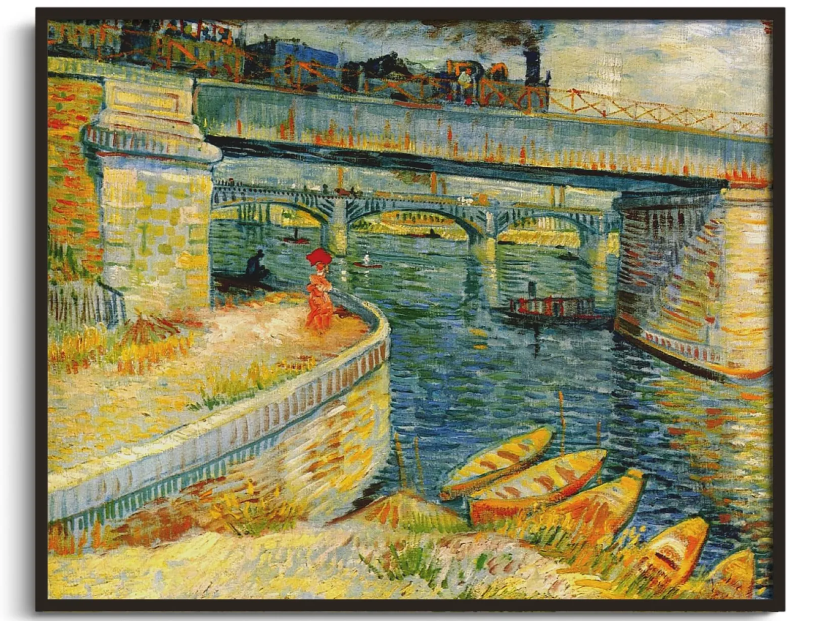 Galerie Mont Van Gogh<Brücken über die Seine bei Asnières - Vincent Van Gogh