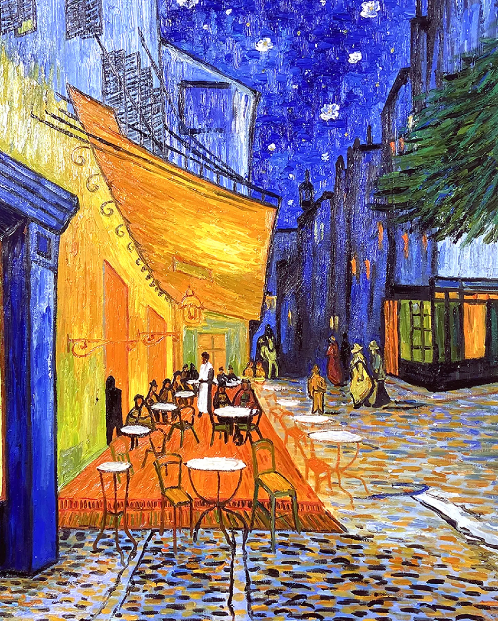 Galerie Mont Van Gogh<Café-Terrasse am Abend - Vincent Van Gogh