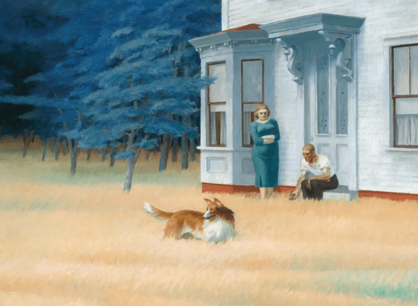 Galerie Mont Hopper<Cape Cod Evening - Edward Hopper