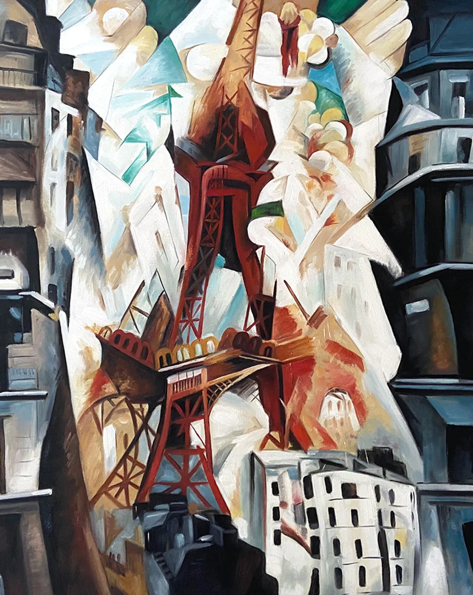 Galerie Mont Delaunay<Champs-de-Mars, der Rote Turm - Robert Delaunay