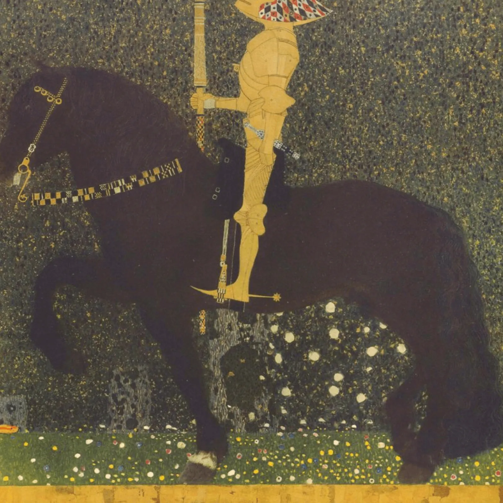 Galerie Mont Klimt<Das Leben ein Kampf (Der goldene Ritter) - Gustav Klimt