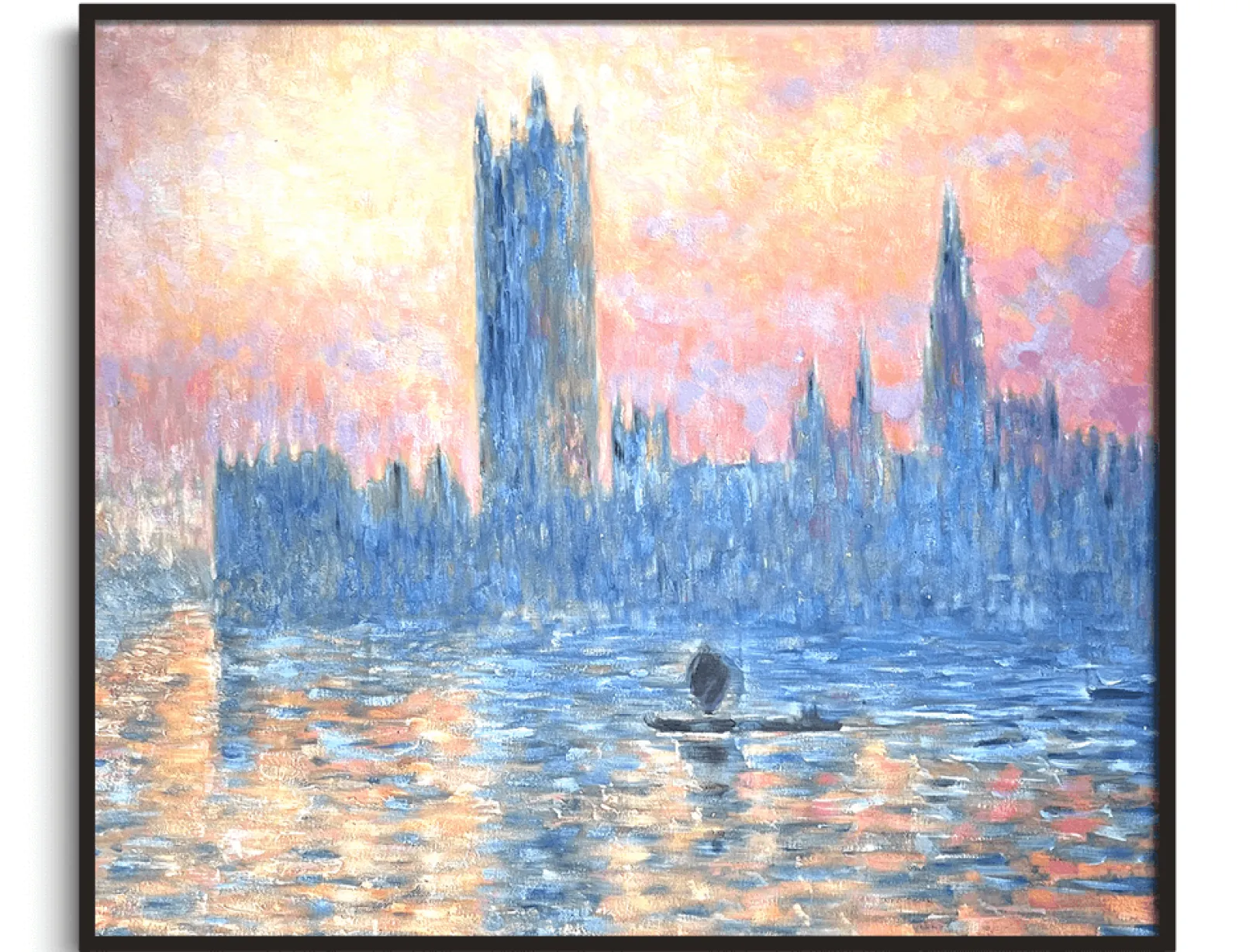 Galerie Mont Monet<Das Parlament in London, Sonnenuntergang - Claude Monet