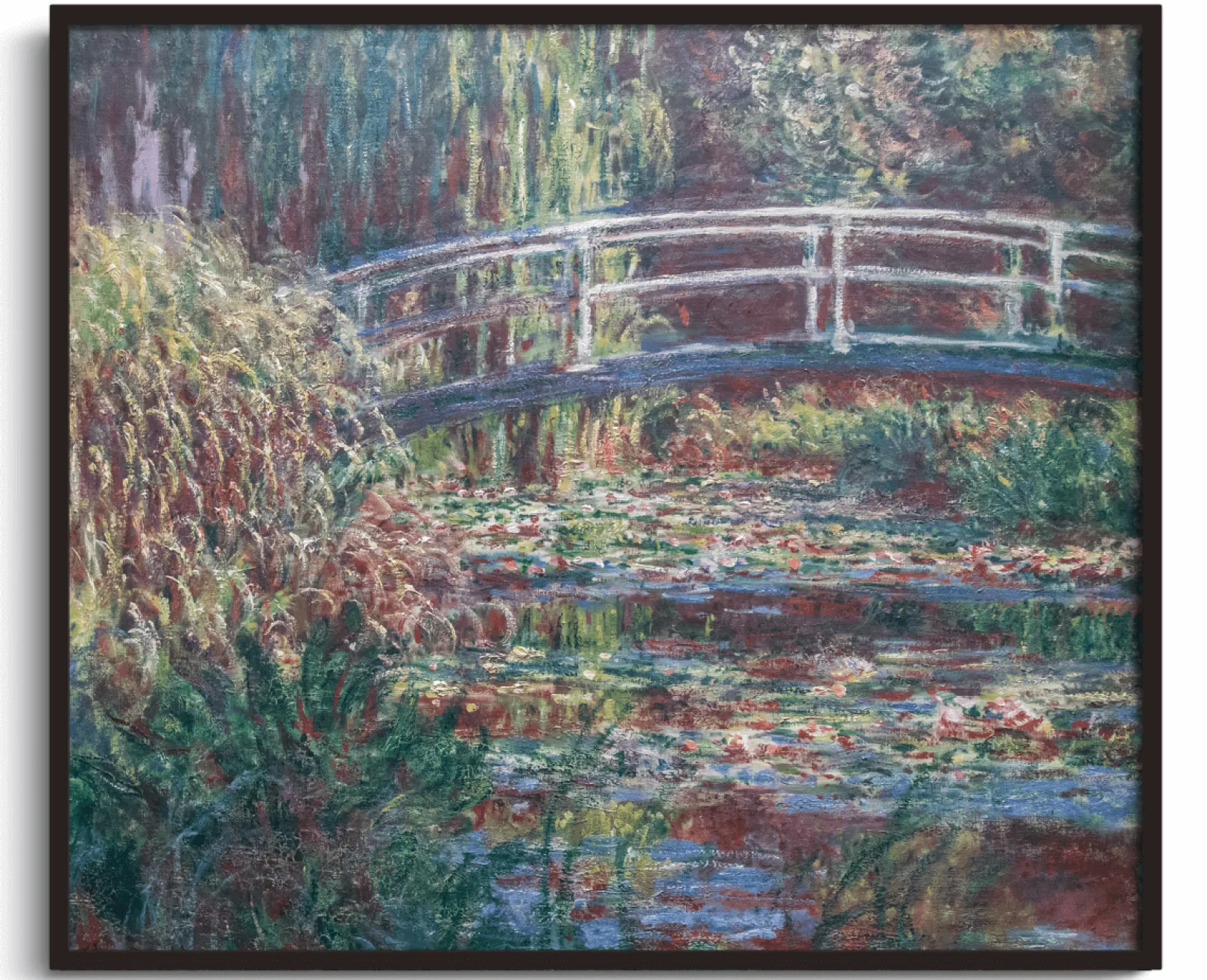 Galerie Mont Monet<Das Seerosenbecken, rosa Harmonie - Claude Monet