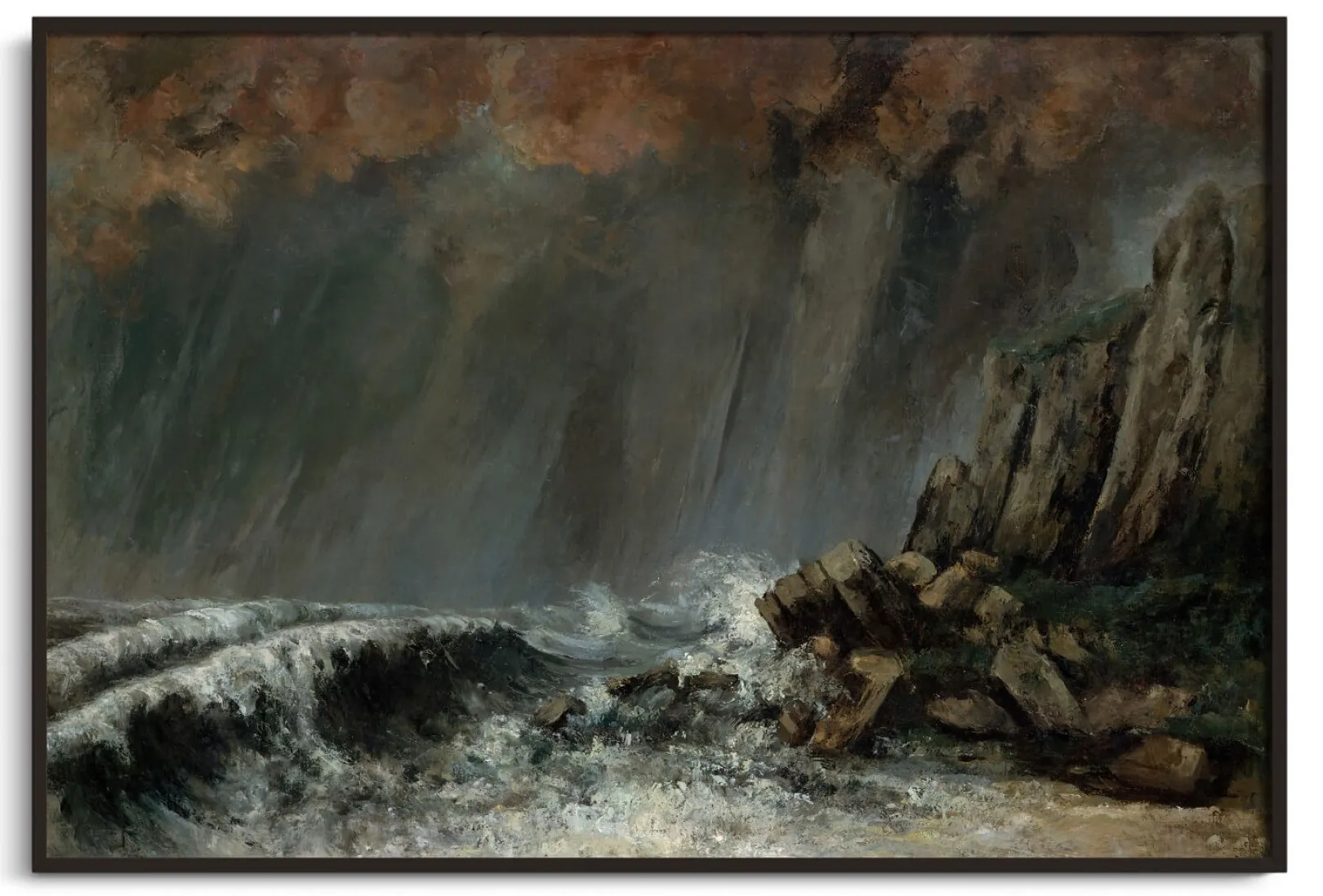 Galerie Mont Courbet<Das stürmische Meer - Gustave Courbet