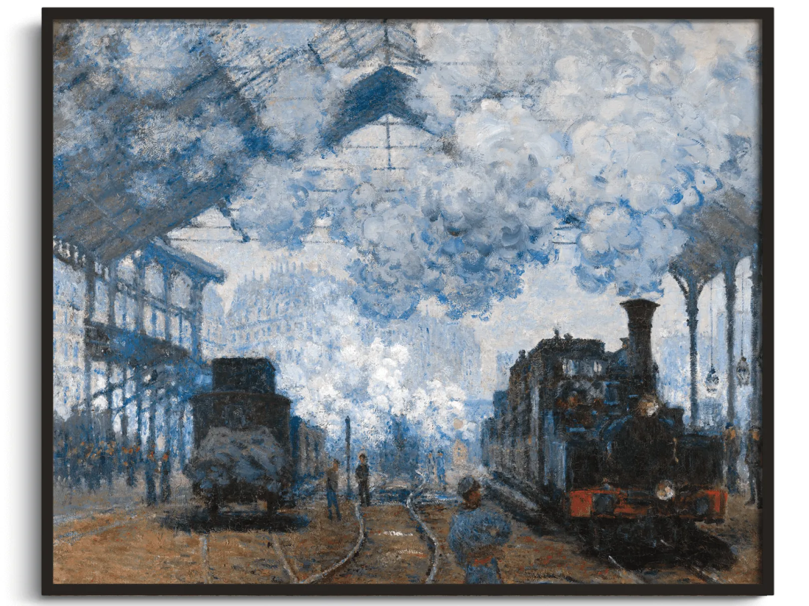 Galerie Mont Monet<Der Bahnhof Saint-Lazare, Ankunft eines Zuges - Claude Monet