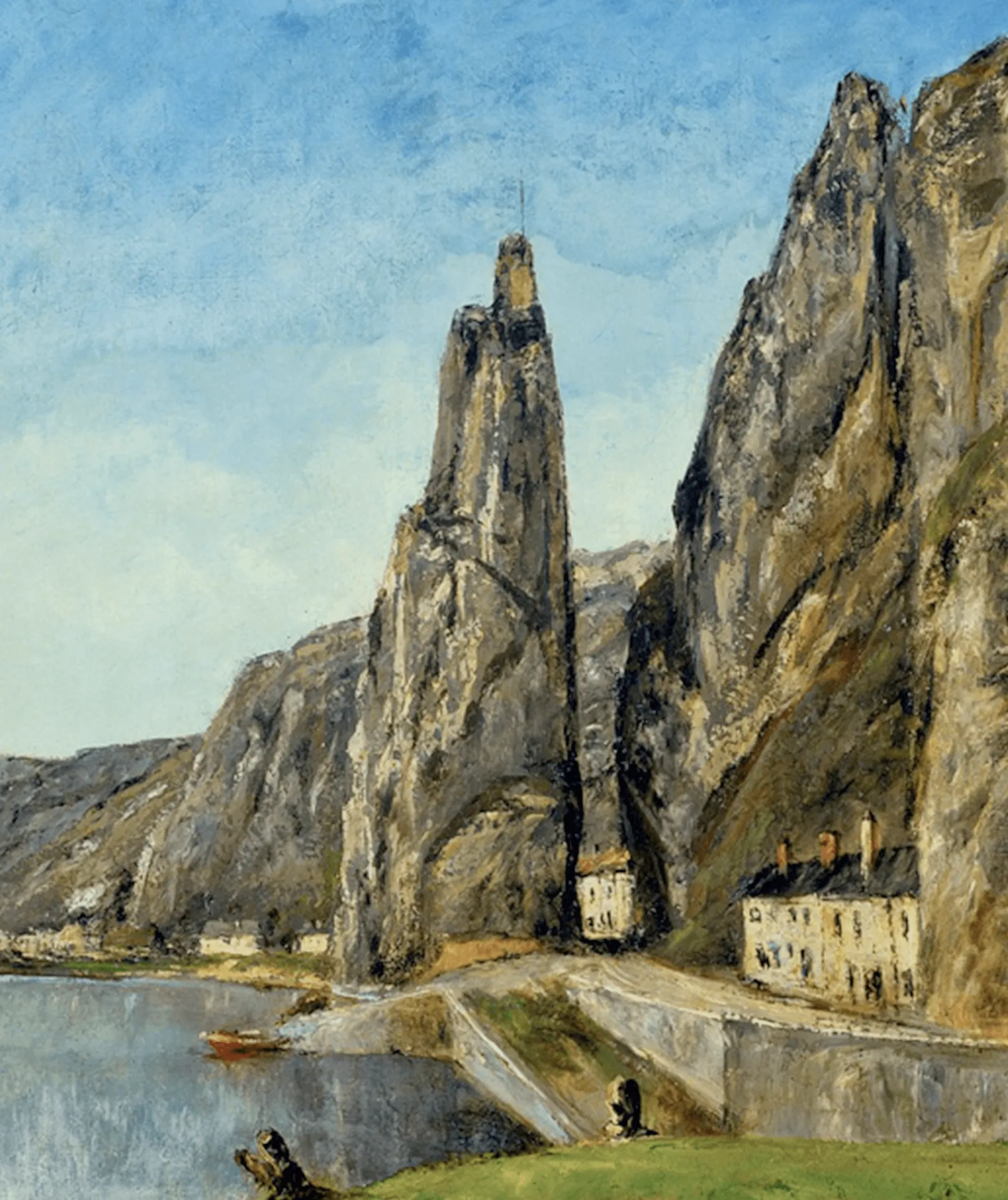 Galerie Mont Courbet<Der Felsen mit Bayard, in Dinant - Gustave Courbet