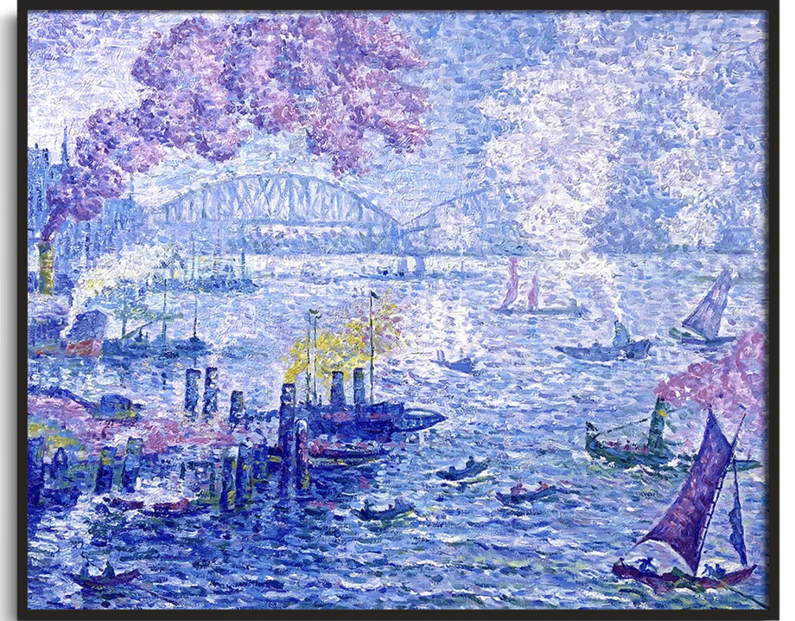 Galerie Mont Signac<Der Hafen von Rotterdam - Paul Signac