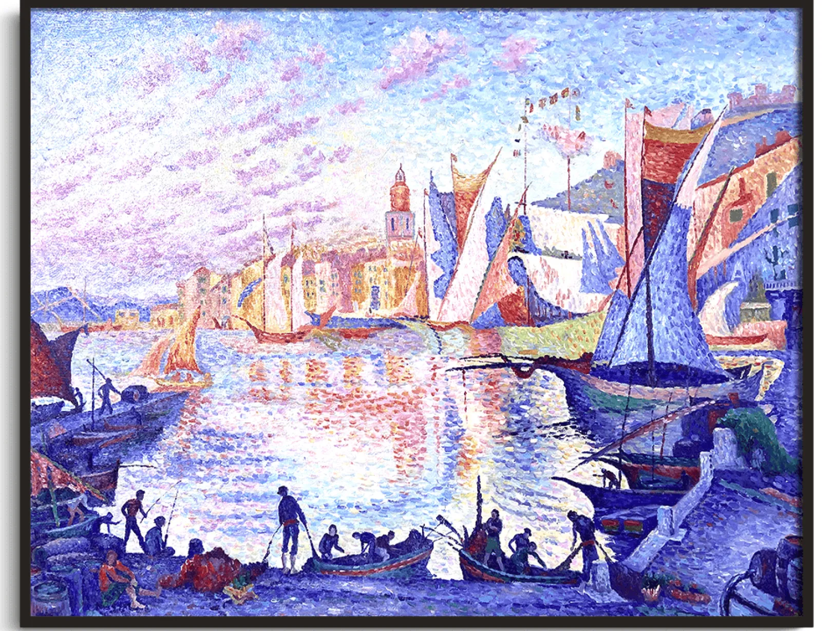 Galerie Mont Signac<Der Hafen von Saint-Tropez - Paul Signac