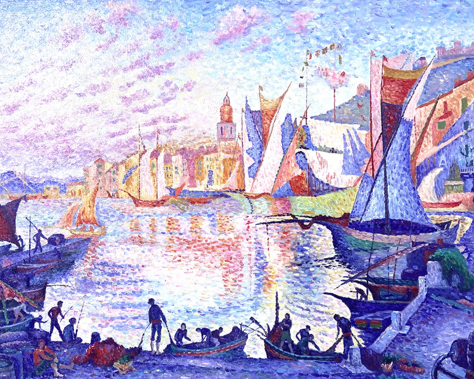 Galerie Mont Signac<Der Hafen von Saint-Tropez - Paul Signac