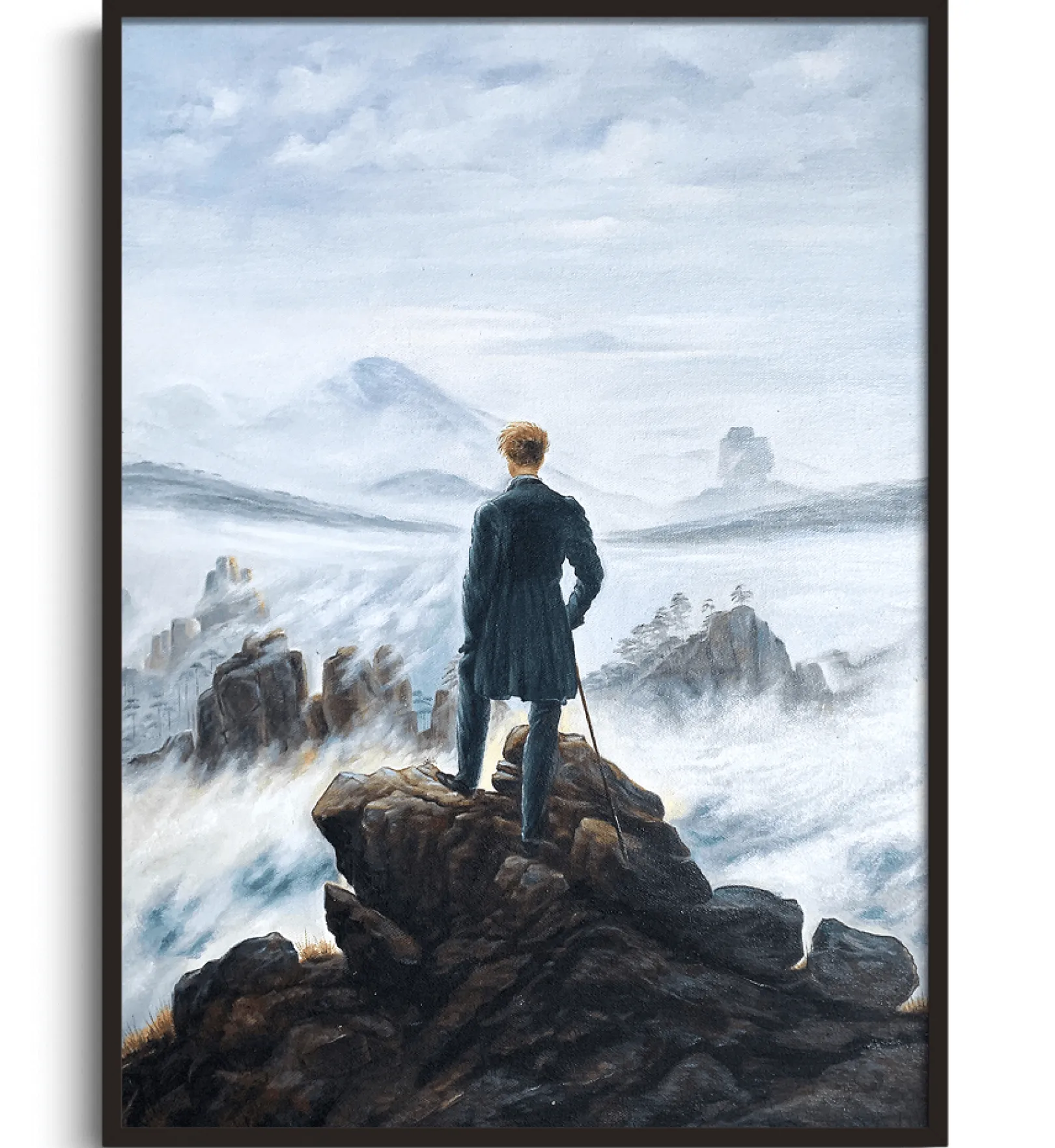 Galerie Mont Friedrich<Der Reisende betrachtet ein Wolkenmeer - Caspar David Friedrich