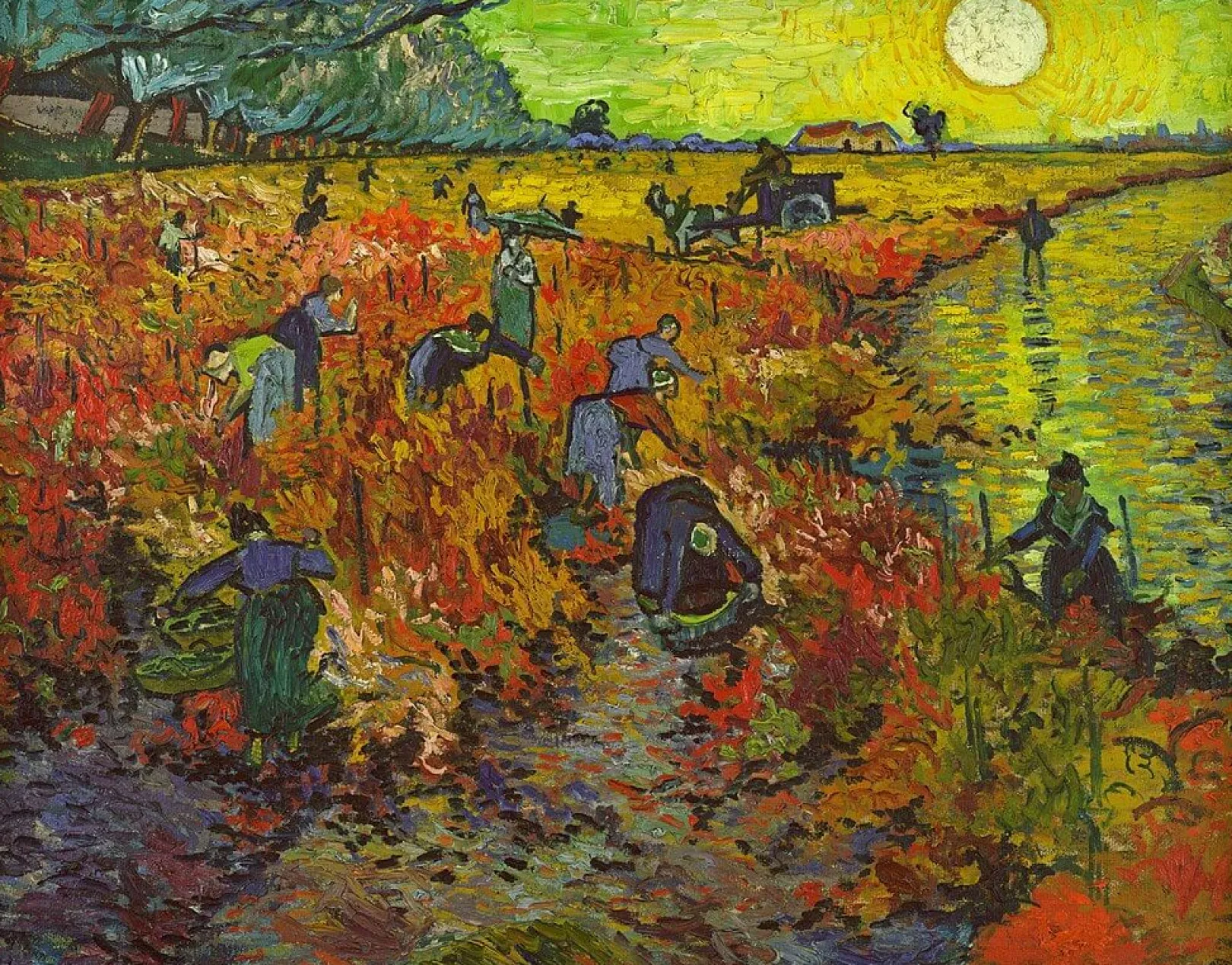 Galerie Mont Van Gogh<Der rote Weinberg - Vincent Van Gogh