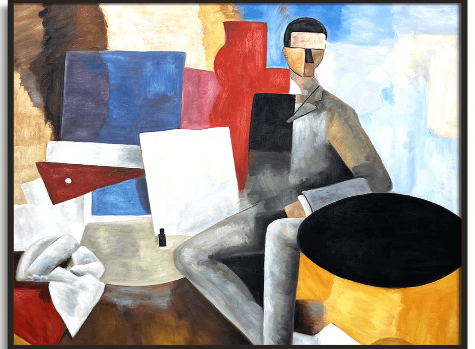 Galerie Mont De La Fresnaye<Der sitzende Mann - Roger de La Fresnaye