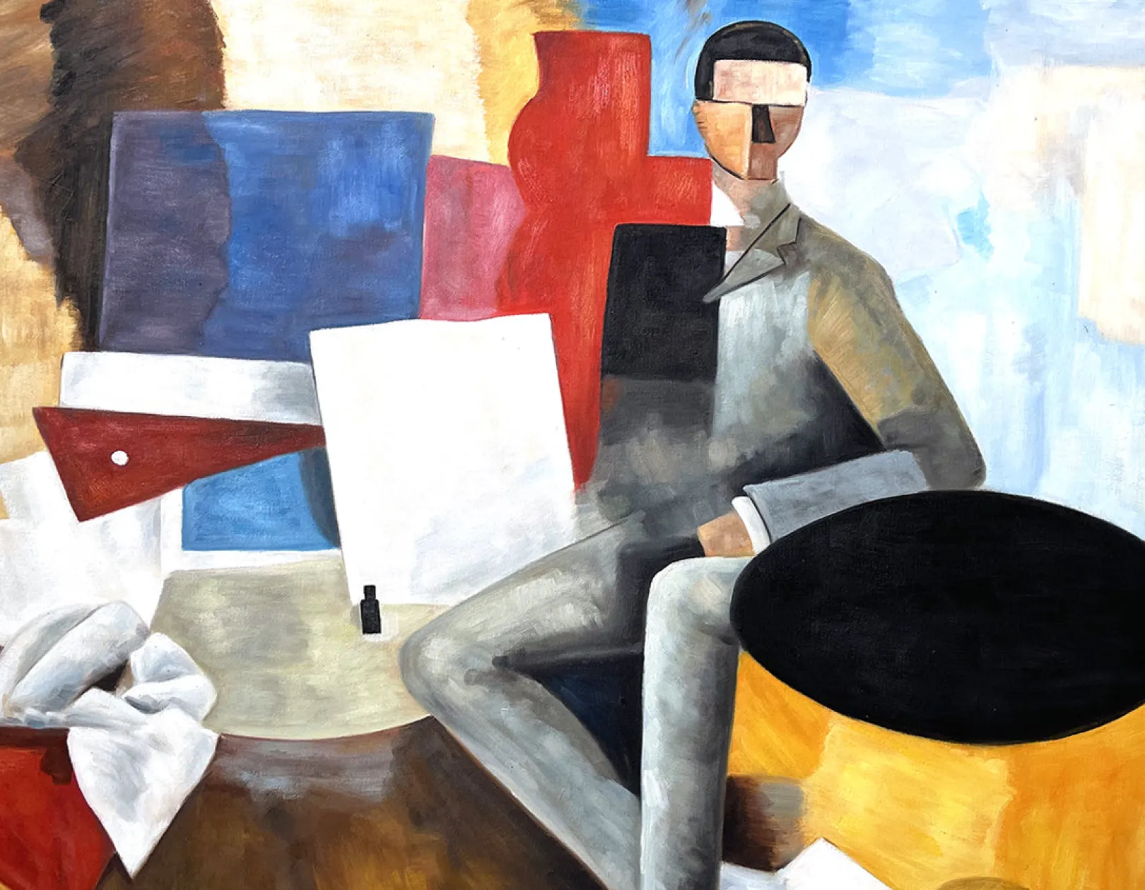 Galerie Mont De La Fresnaye<Der sitzende Mann - Roger de La Fresnaye