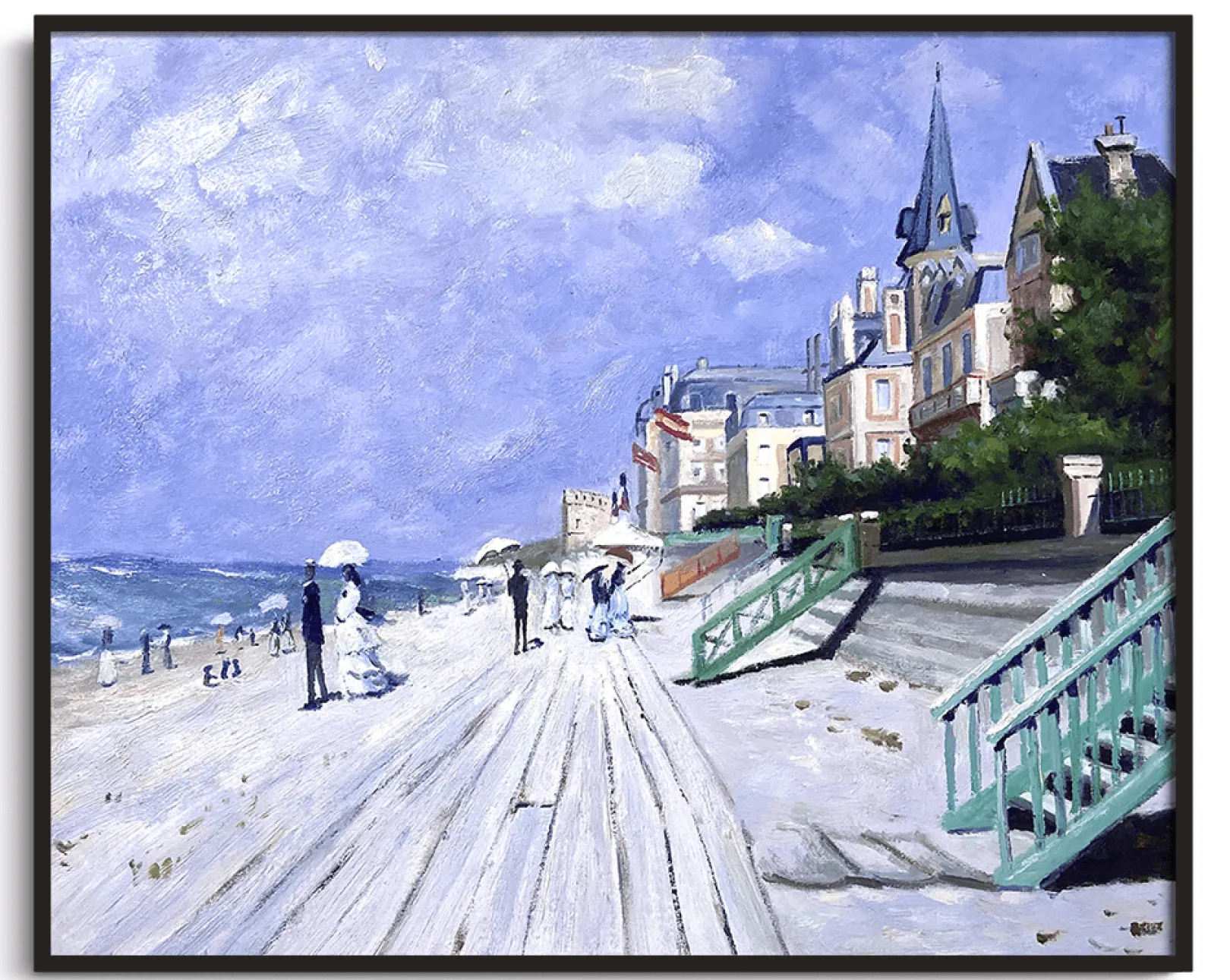 Galerie Mont Monet<Der Spaziergang in Trouville - Claude Monet