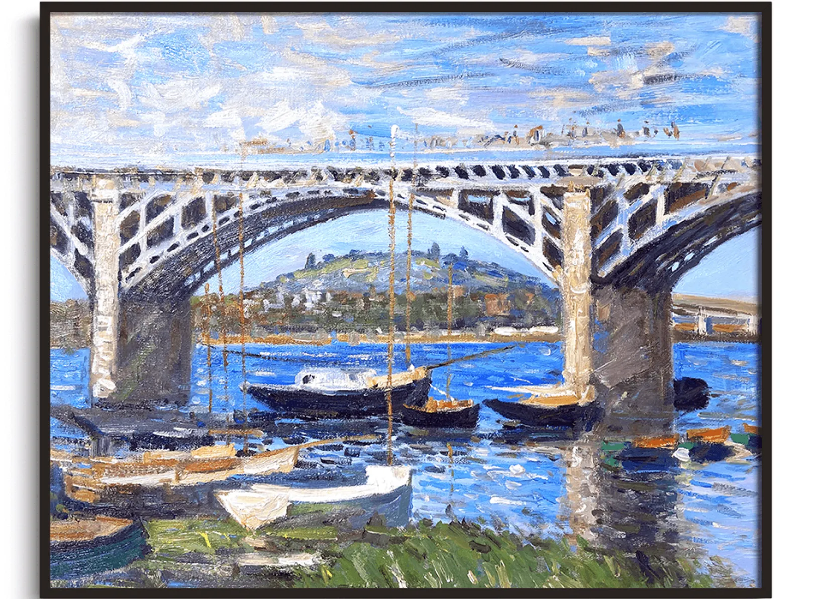 Galerie Mont Monet<Die Brücke über die Seine in Argenteuil - Claude Monet