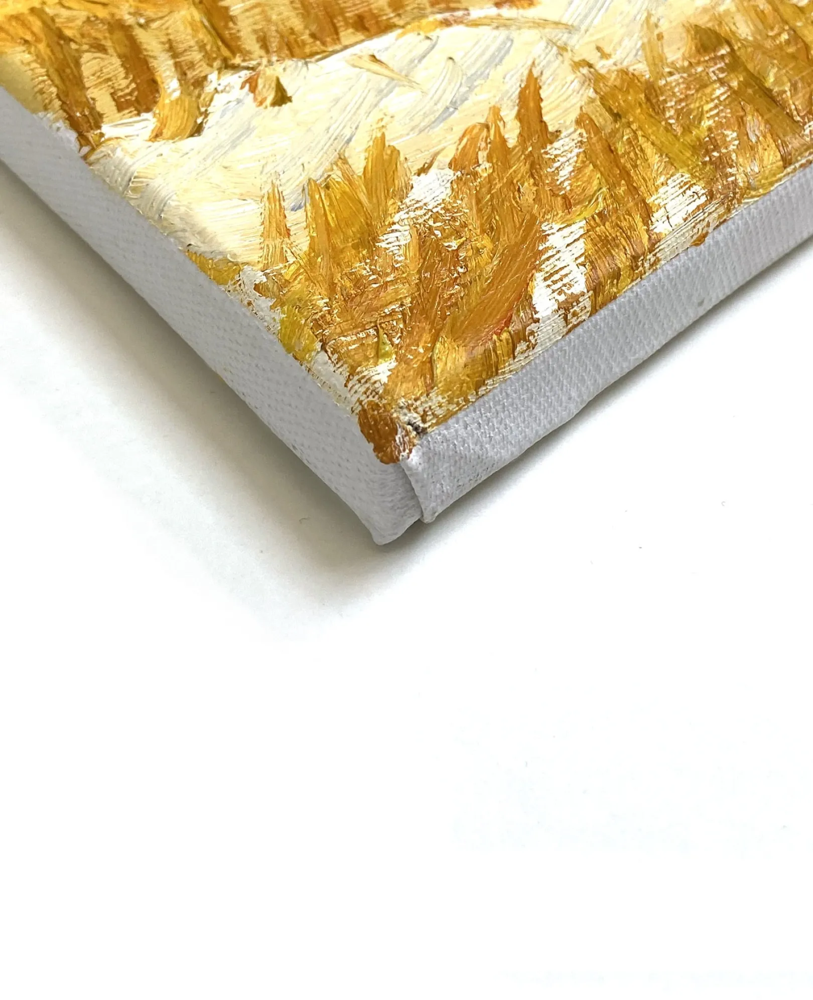 Galerie Mont Van Gogh<Die Ernte in La Crau, mit Montmajour im Hintergrund - Vincent Van Gogh