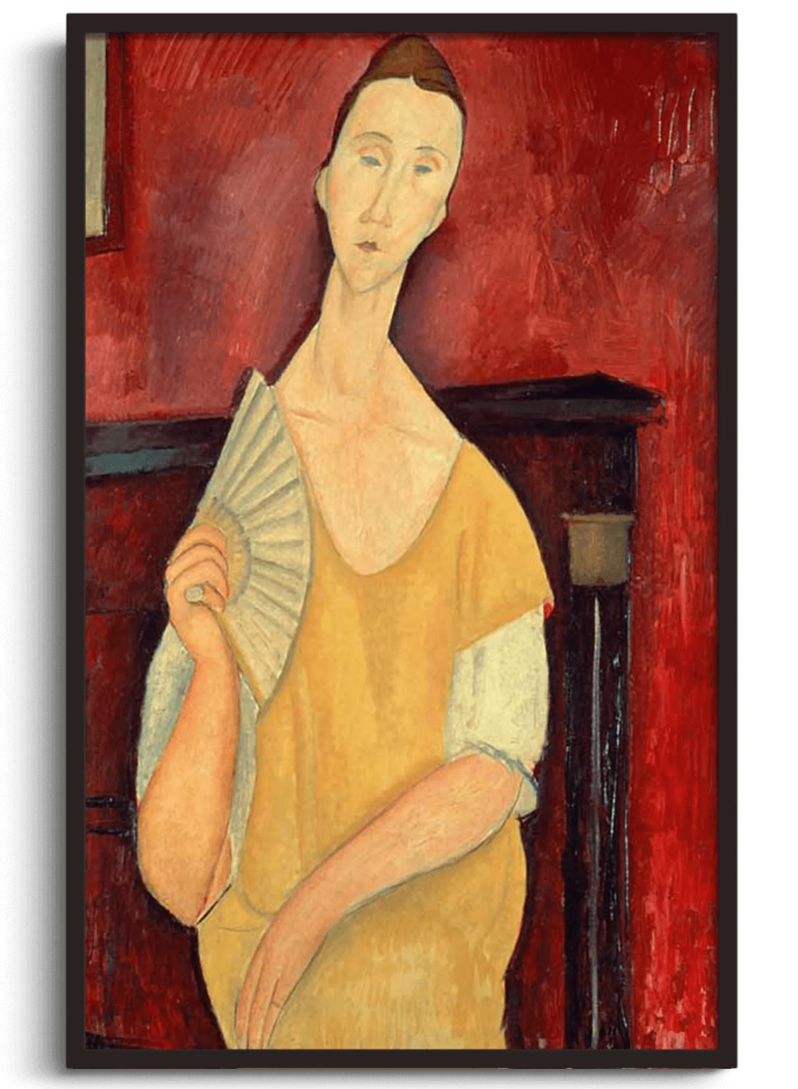 Galerie Mont Modigliani<Die Frau mit dem Fächer - Amedeo Modigliani