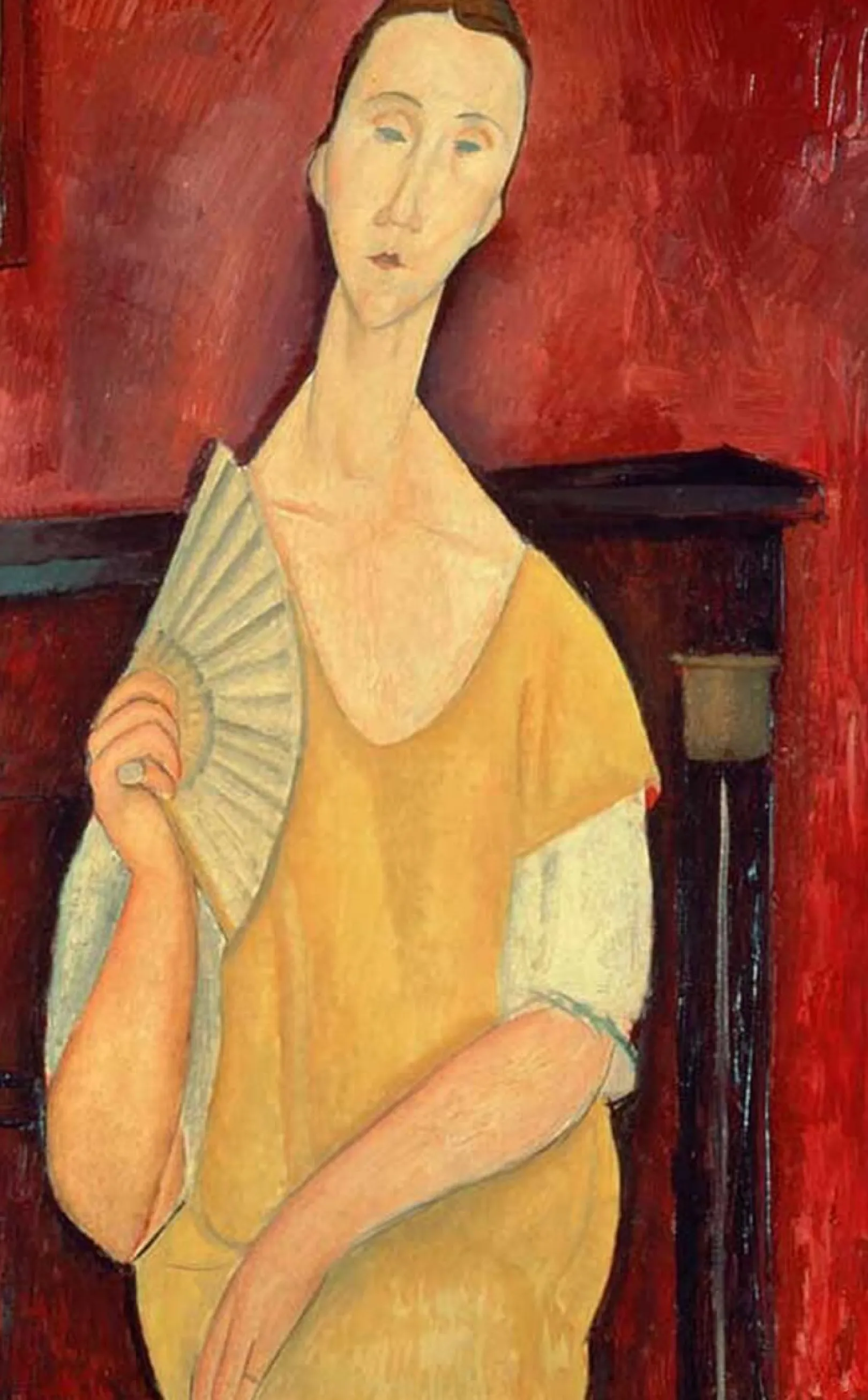 Galerie Mont Modigliani<Die Frau mit dem Fächer - Amedeo Modigliani