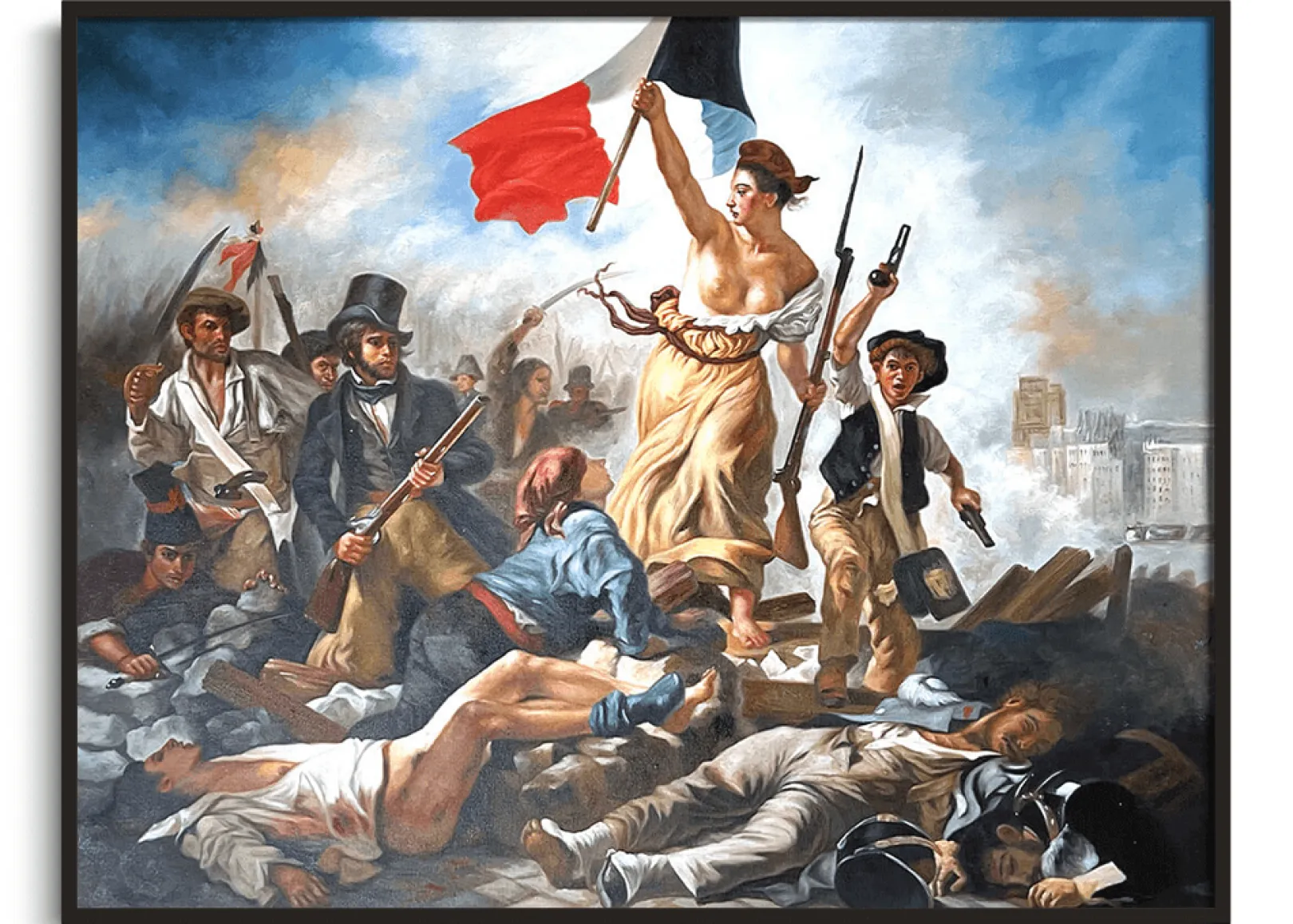 Galerie Mont Delacroix<Die Freiheit, die das Volk führt - Eugène Delacroix