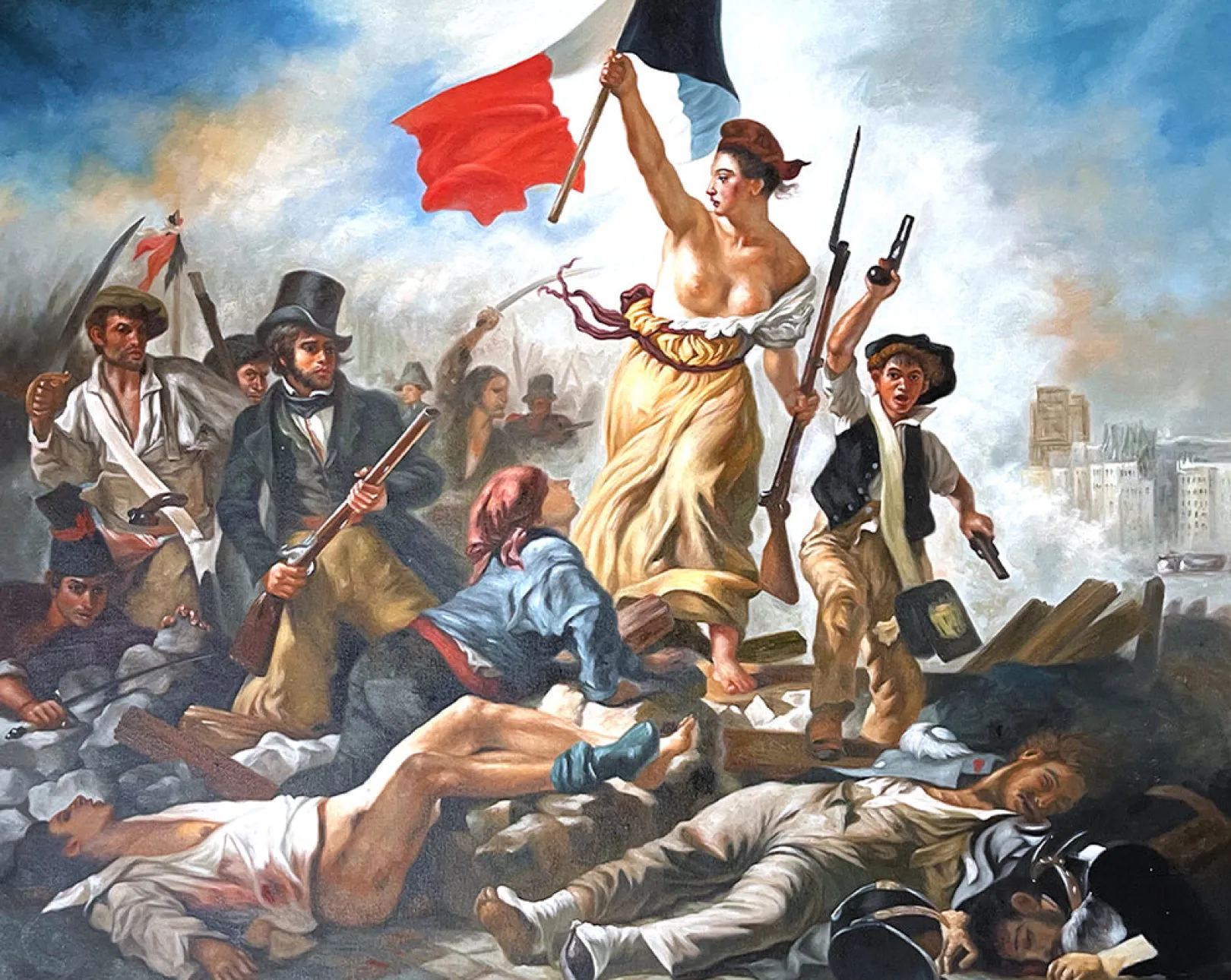 Galerie Mont Delacroix<Die Freiheit, die das Volk führt - Eugène Delacroix