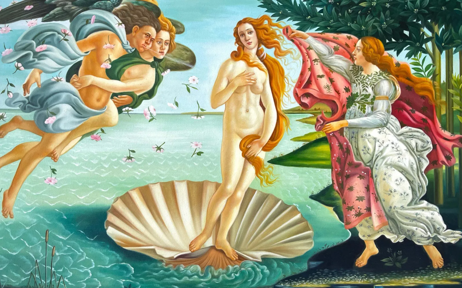 Galerie Mont Botticelli<Die Geburt der Venus - Sandro Botticelli