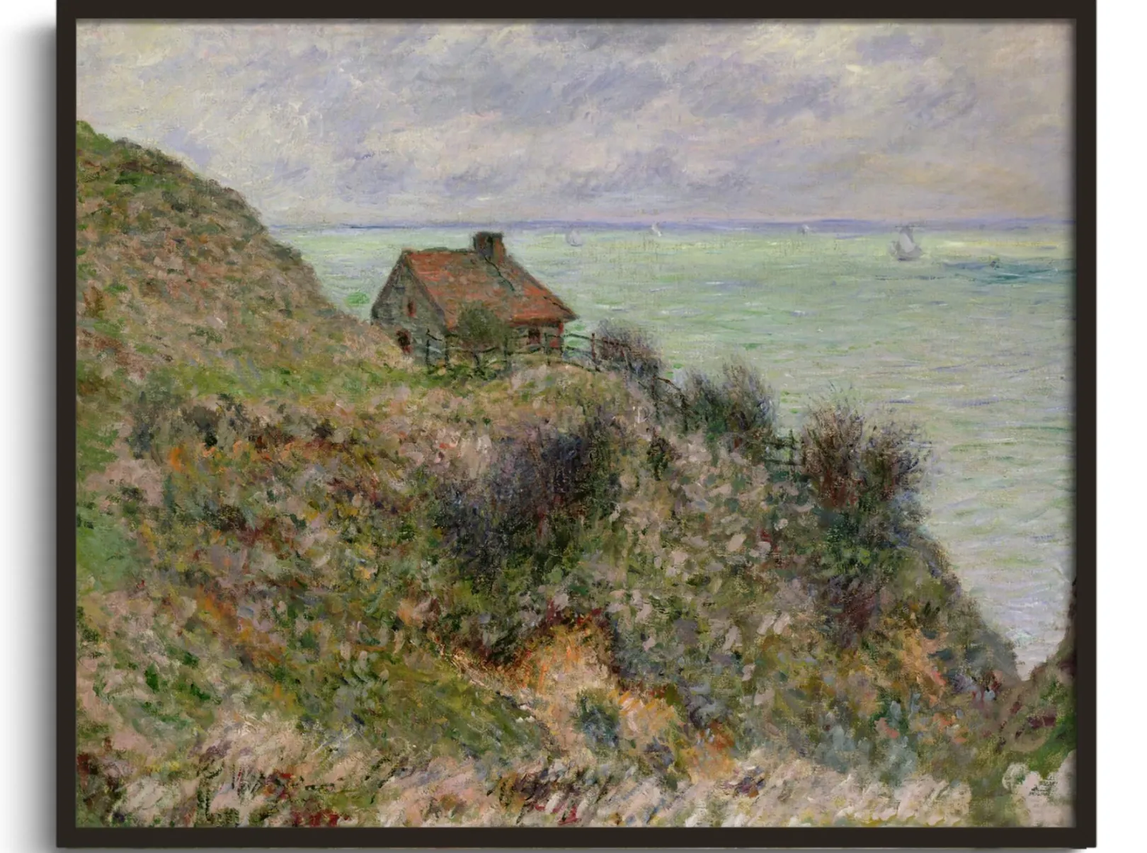 Galerie Mont Monet<Die Hütte der Zöllner in Pourville - Claude Monet