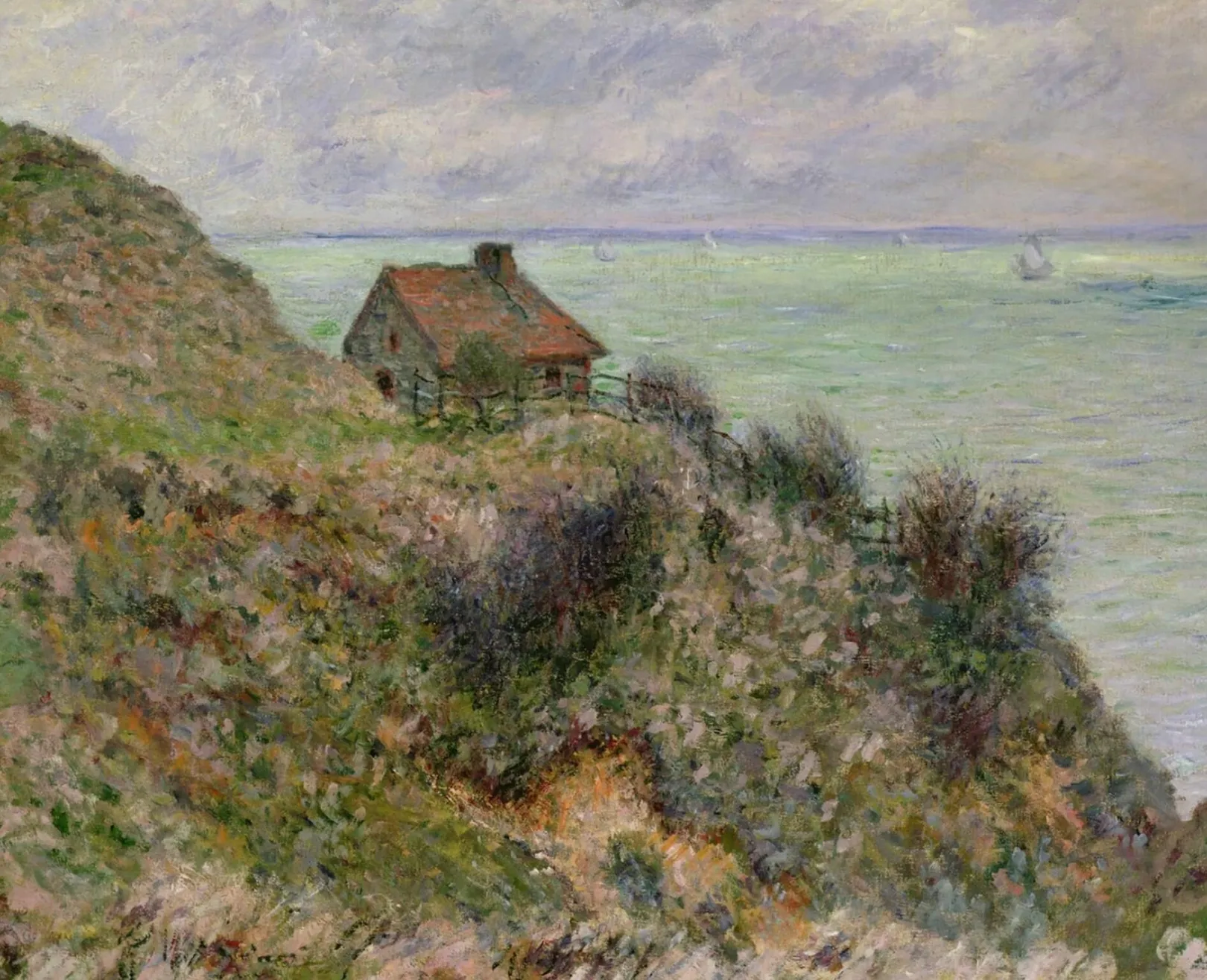 Galerie Mont Monet<Die Hütte der Zöllner in Pourville - Claude Monet