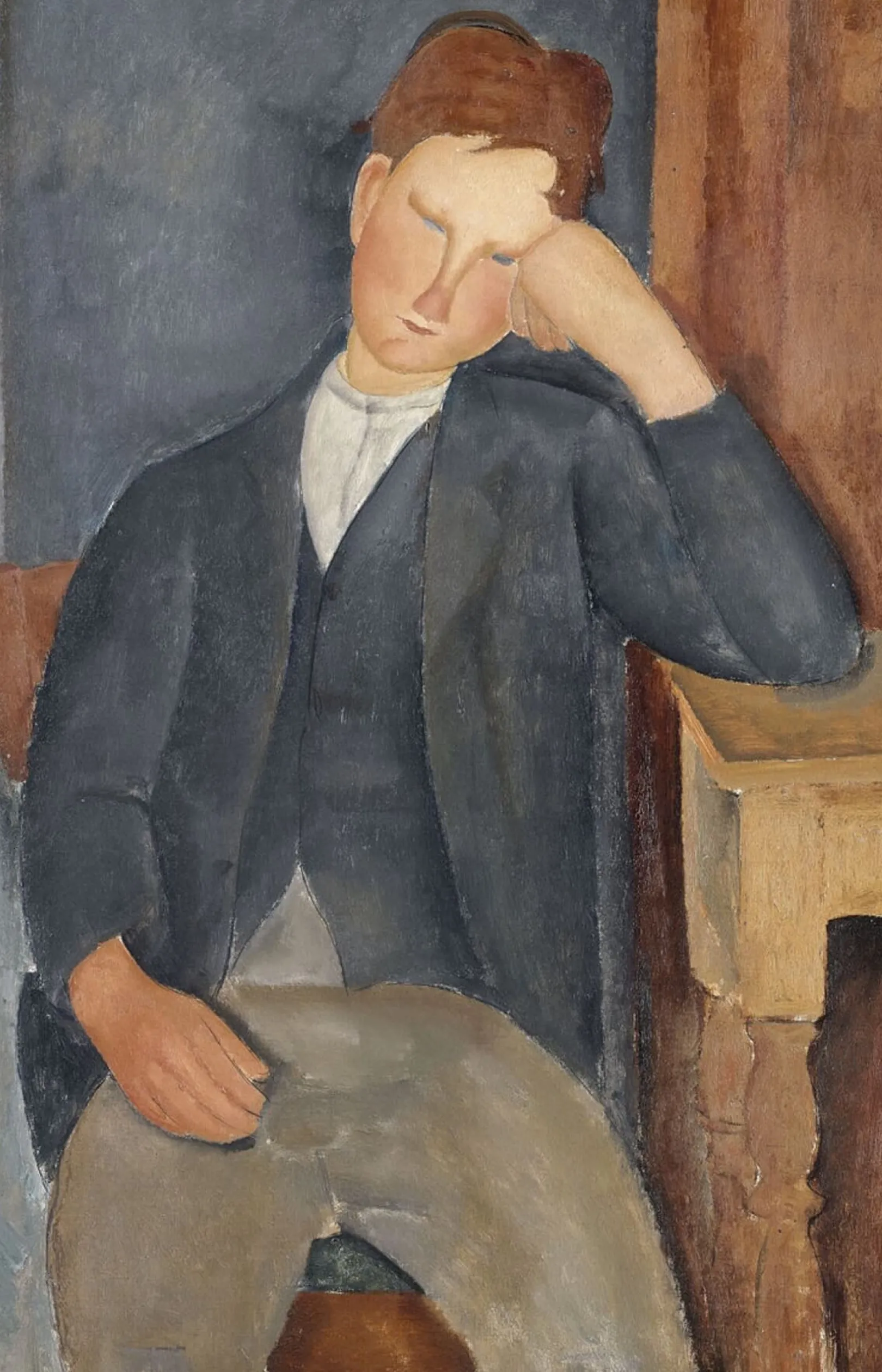 Galerie Mont Modigliani<Die jungen Lehrling - Amedeo Modigliani