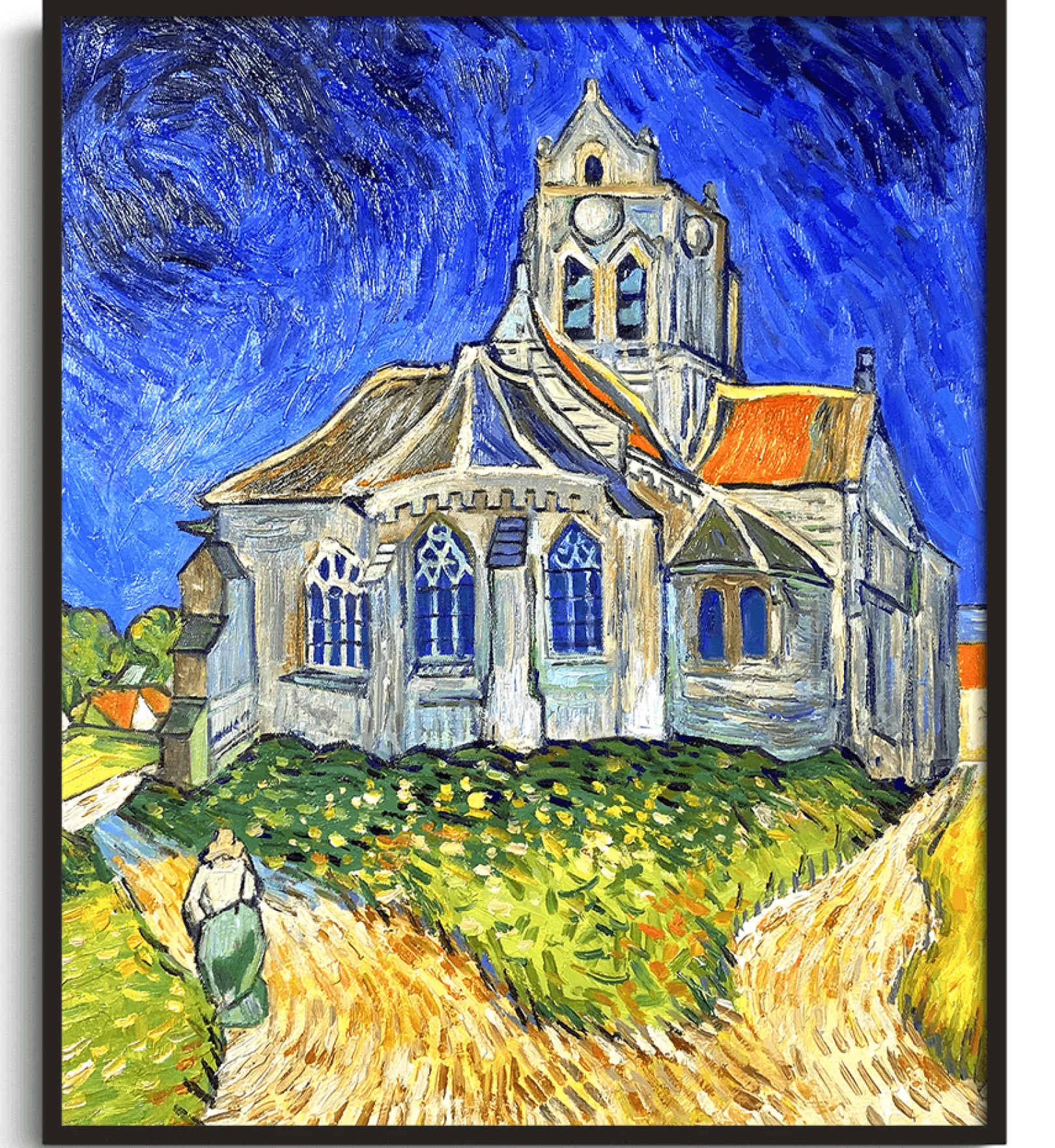 Galerie Mont Van Gogh<Die Kirche von Auvers-sur-Oise - Vincent Van Gogh