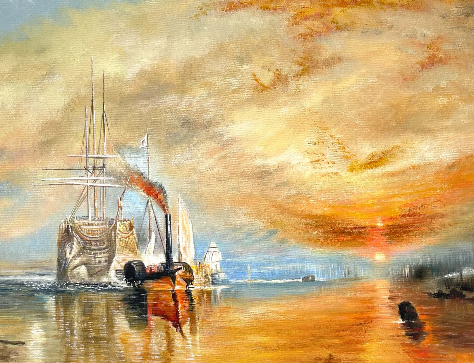 Galerie Mont Turner<Die kämpfende Temeraire - William Turner