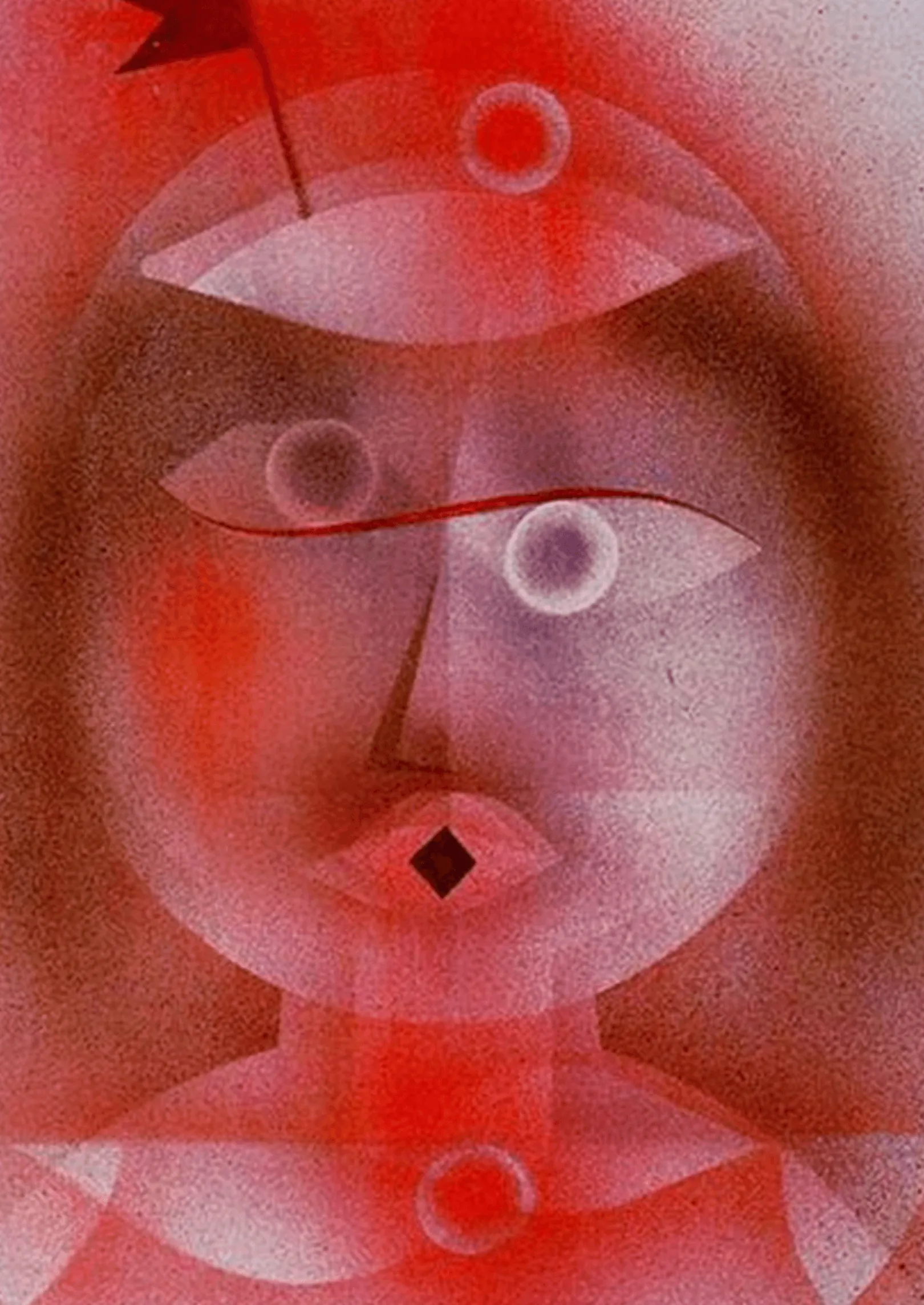 Galerie Mont Klee<Die Maske mit der Fahne - Paul Klee