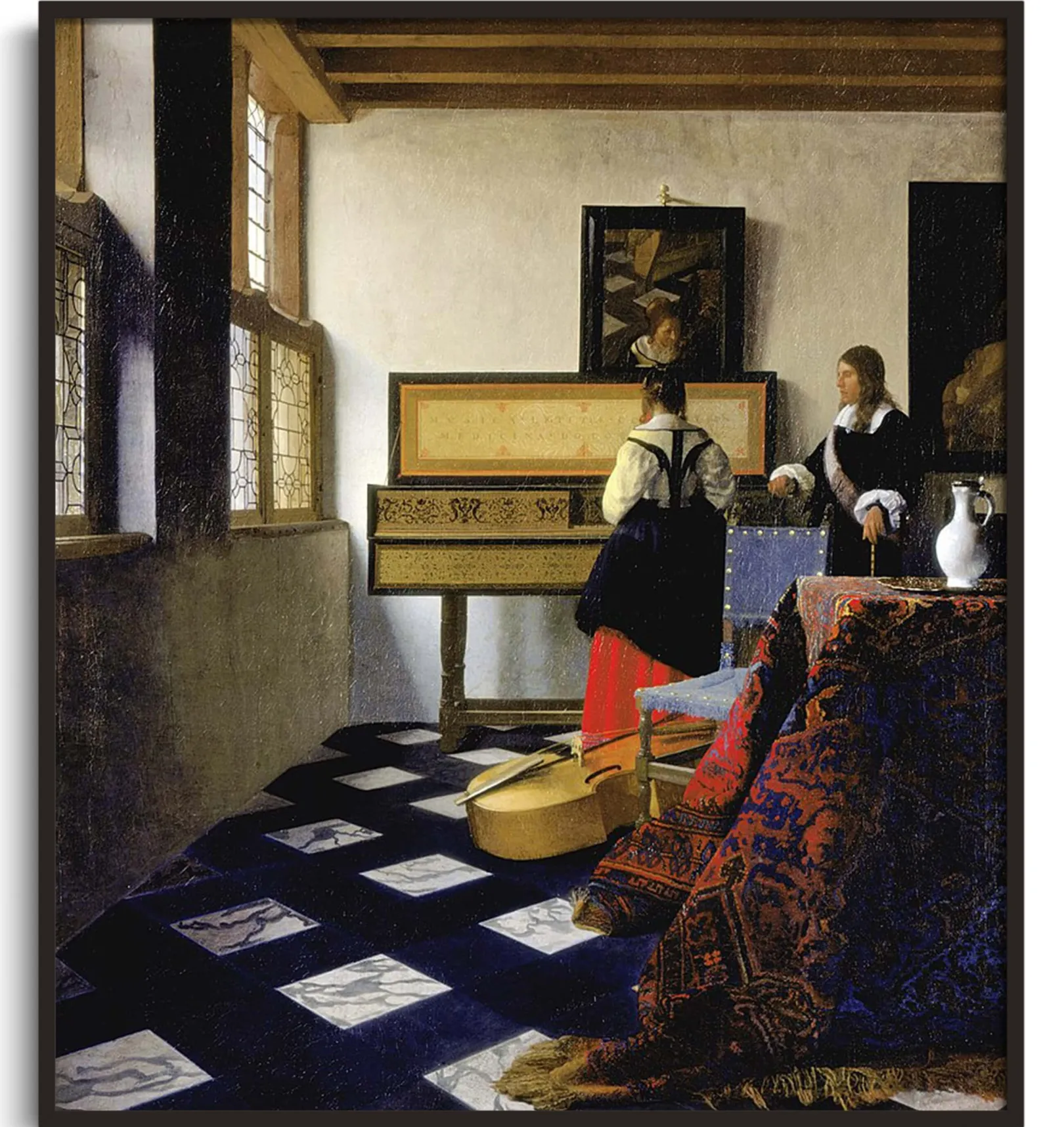 Galerie Mont Vermeer<Die Musikstunde - Johannes Vermeer