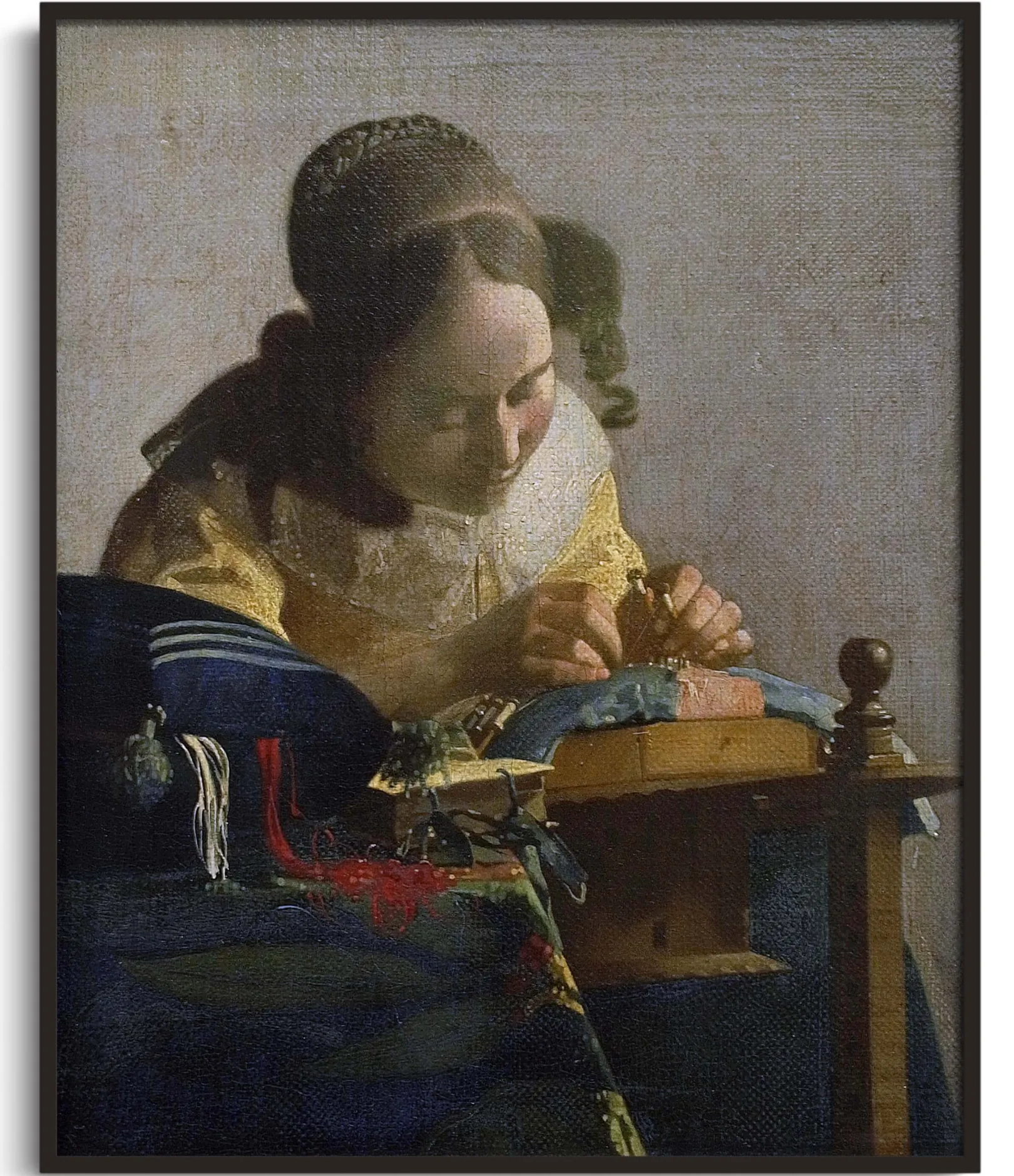 Galerie Mont Vermeer<Die Spitzenklöpplerin - Johannes Vermeer