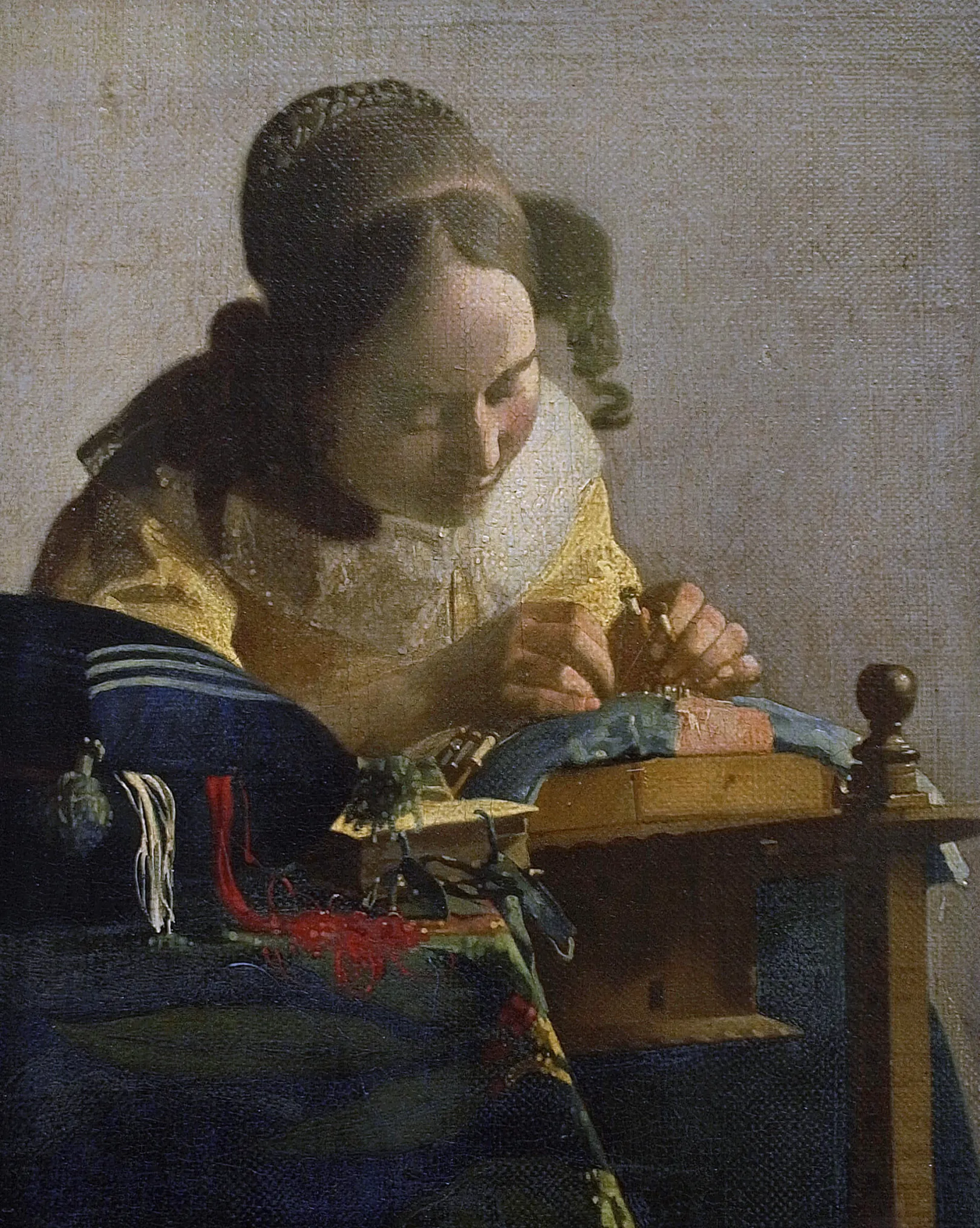 Galerie Mont Vermeer<Die Spitzenklöpplerin - Johannes Vermeer