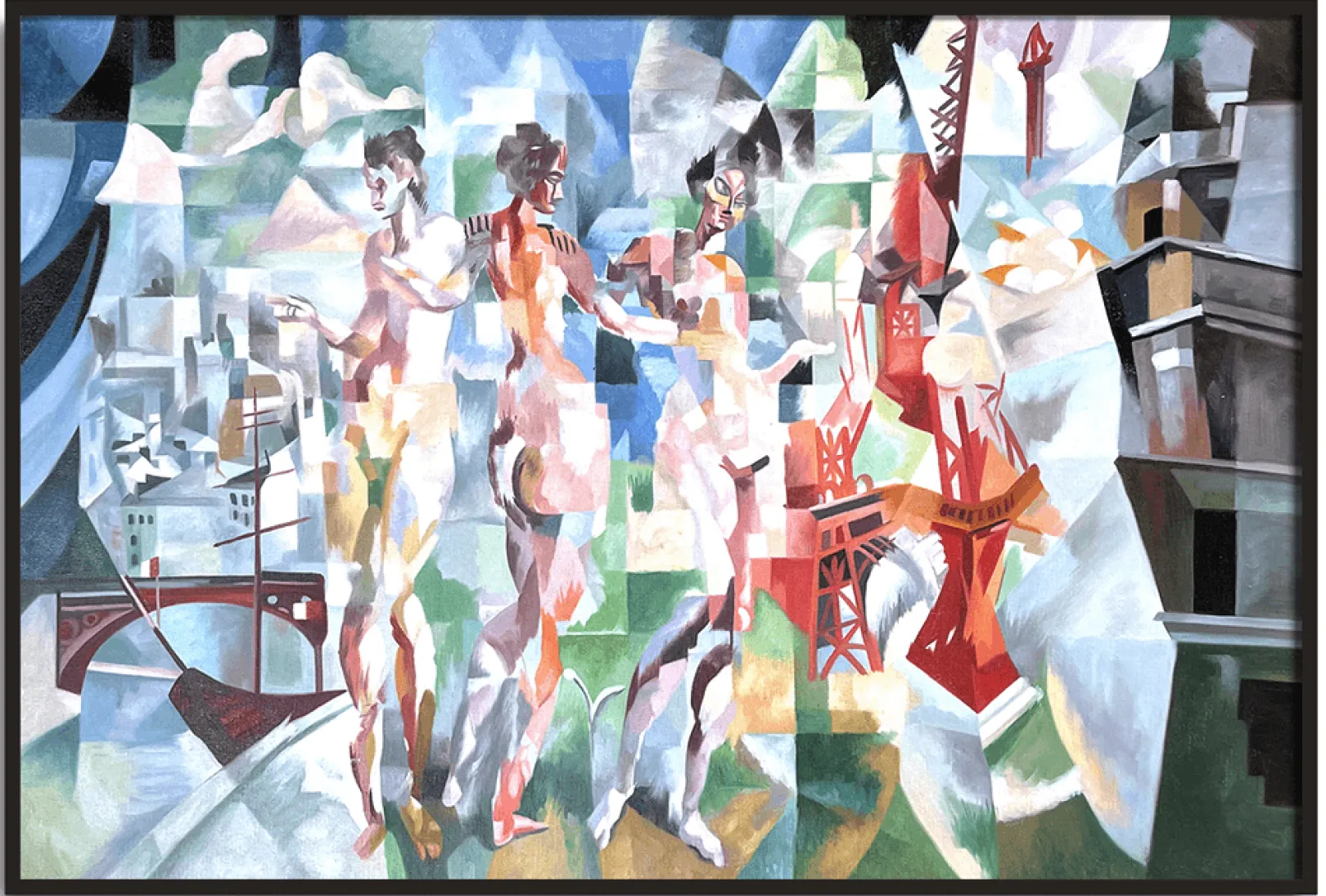 Galerie Mont Delaunay<Die Stadt Paris - Robert Delaunay