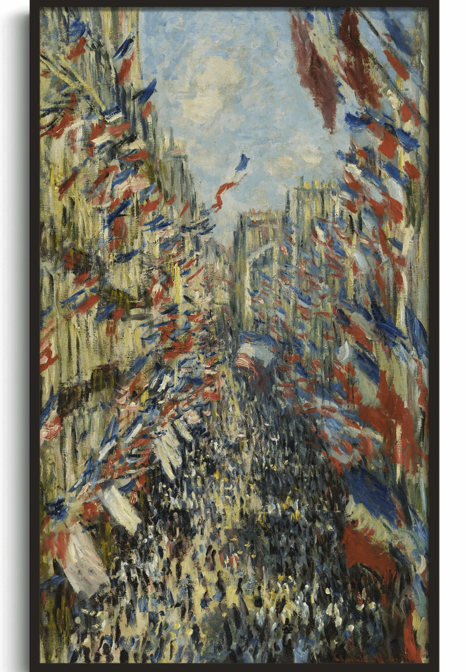 Galerie Mont Monet<Die Straße Montorgueil in Paris - Claude Monet