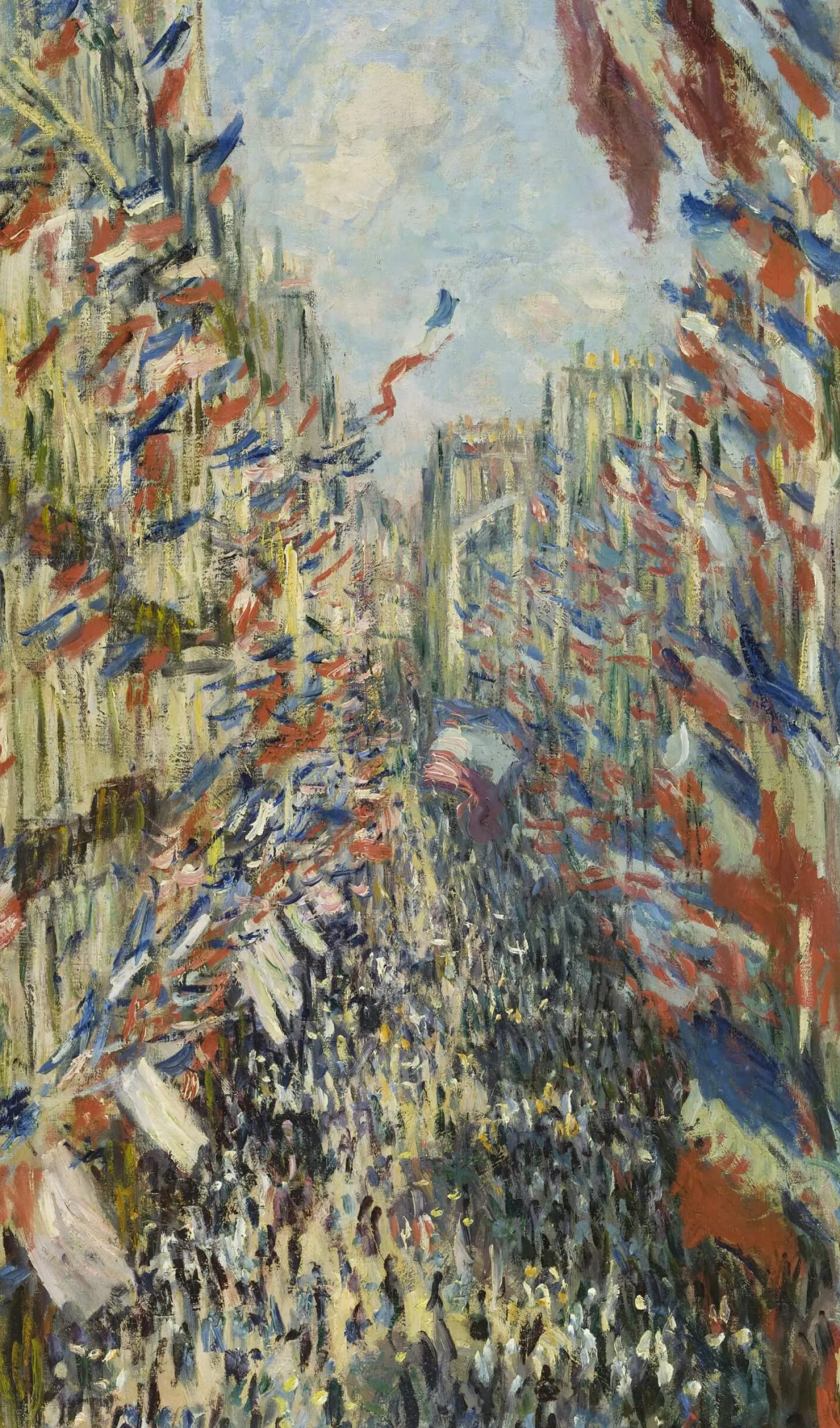 Galerie Mont Monet<Die Straße Montorgueil in Paris - Claude Monet