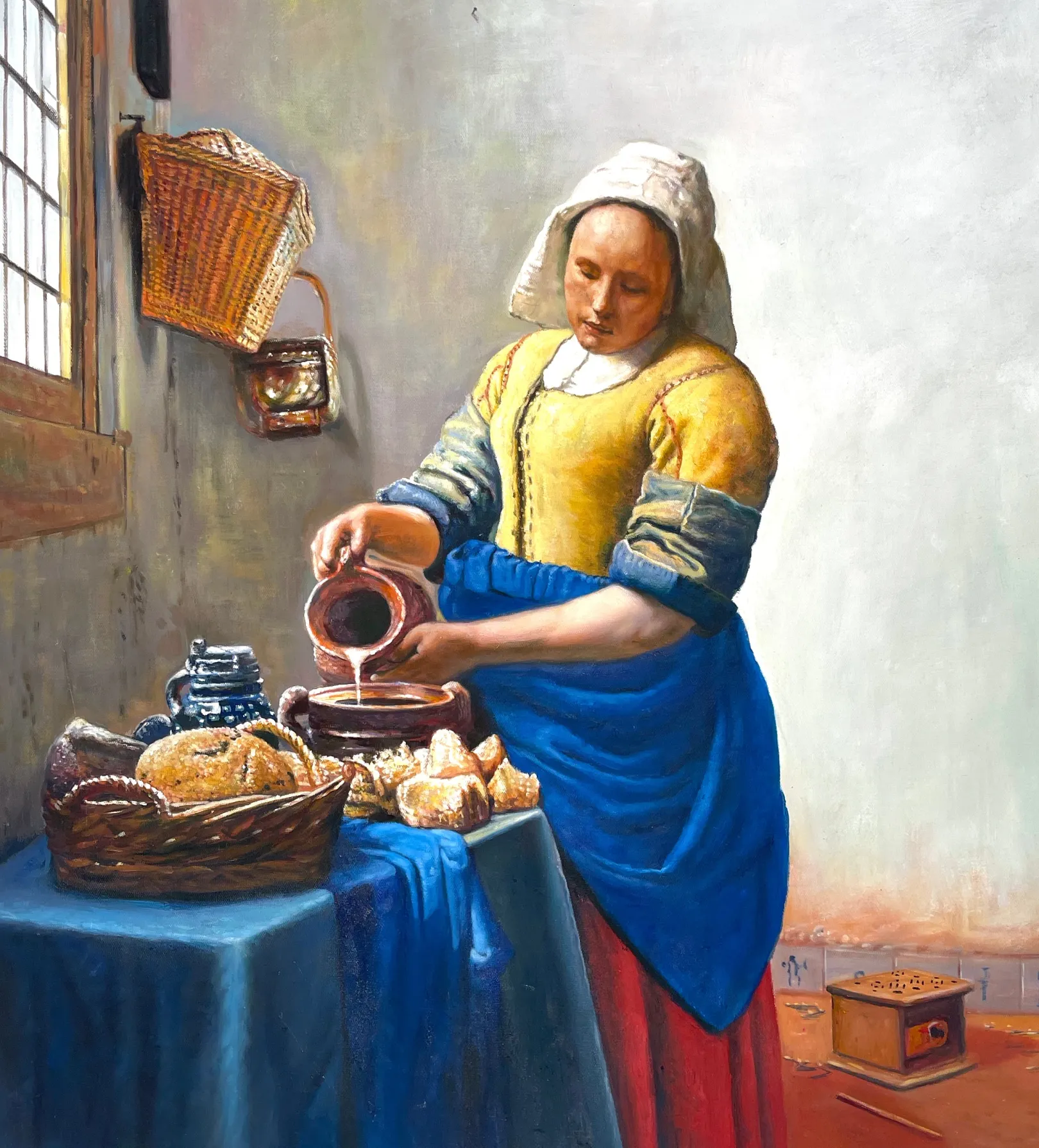 Galerie Mont Vermeer<Dienstmagd mit Milchkrug - Johannes Vermeer