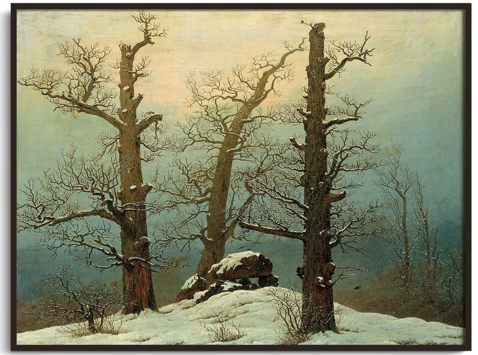 Galerie Mont Friedrich<Dolmen im Schnee - Caspar David Friedrich