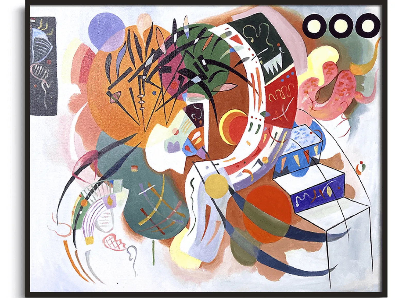 Galerie Mont Kandinsky<Dominante Kurve - Vassily Kandinsky