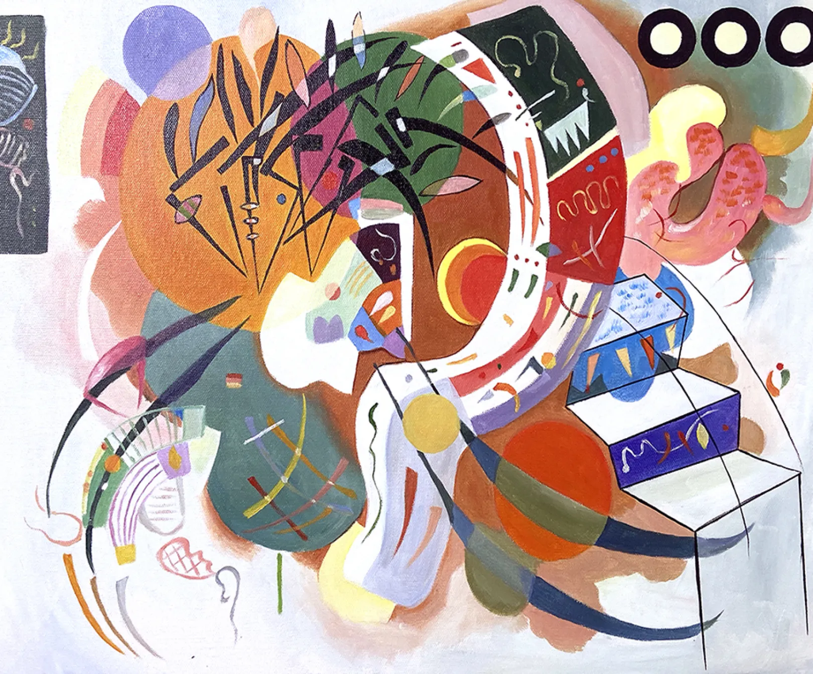 Galerie Mont Kandinsky<Dominante Kurve - Vassily Kandinsky