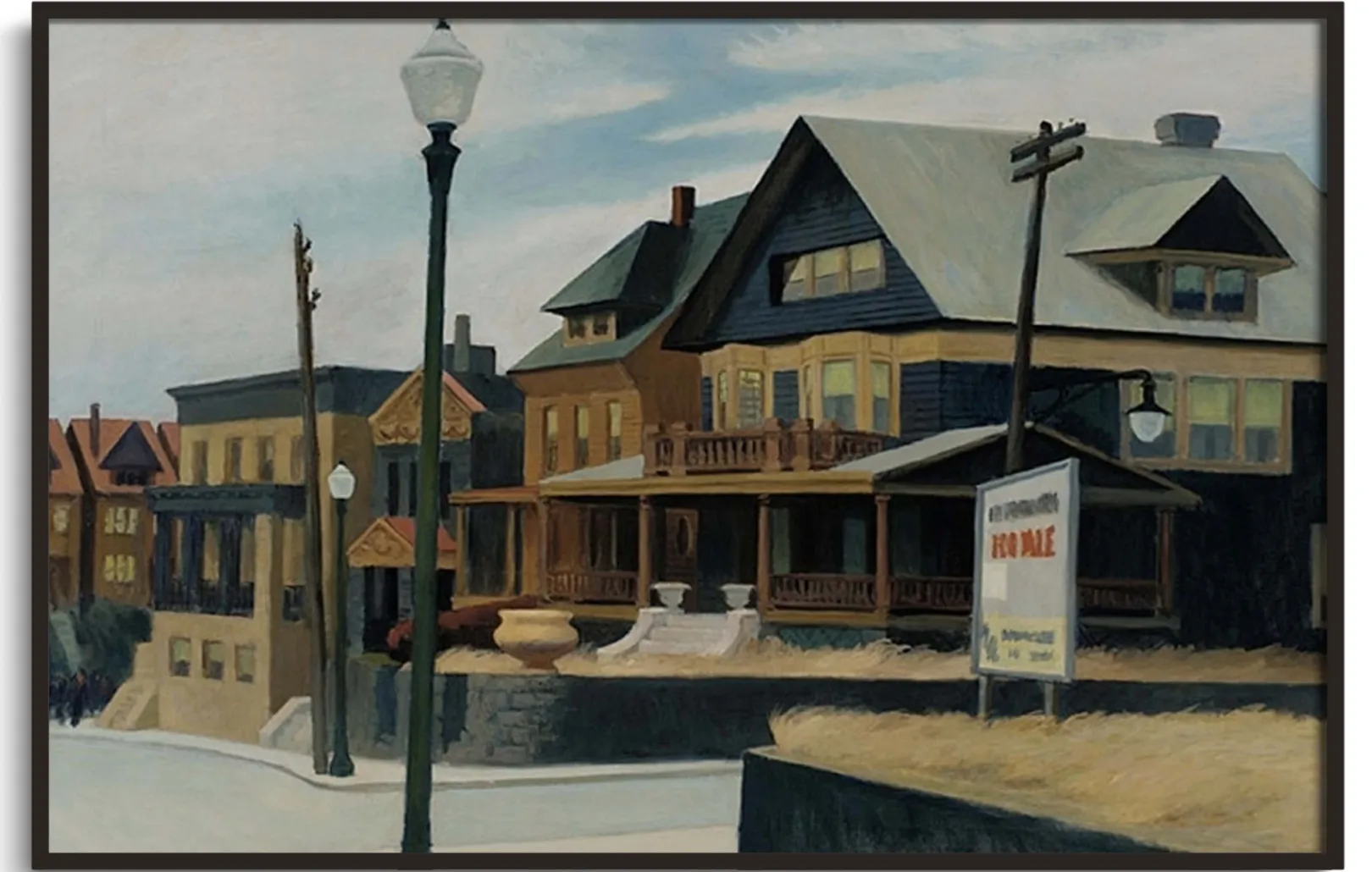 Galerie Mont Hopper<East Wind Over Weehawken - Edward Hopper