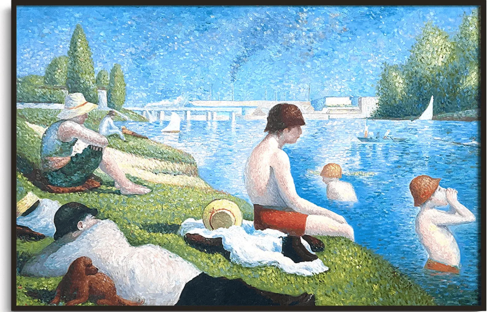 Galerie Mont Seurat<Ein Bad in Asnières - Georges Seurat