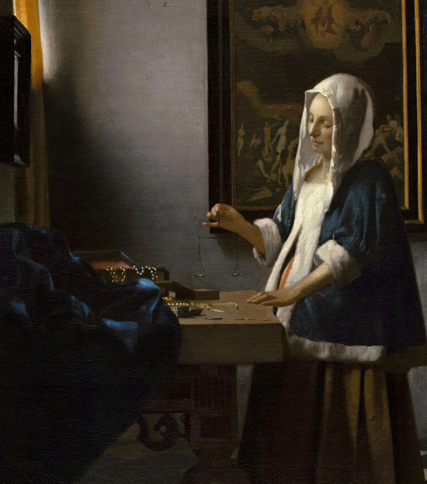 Galerie Mont Vermeer<Frau mit Waage - Johannes Vermeer