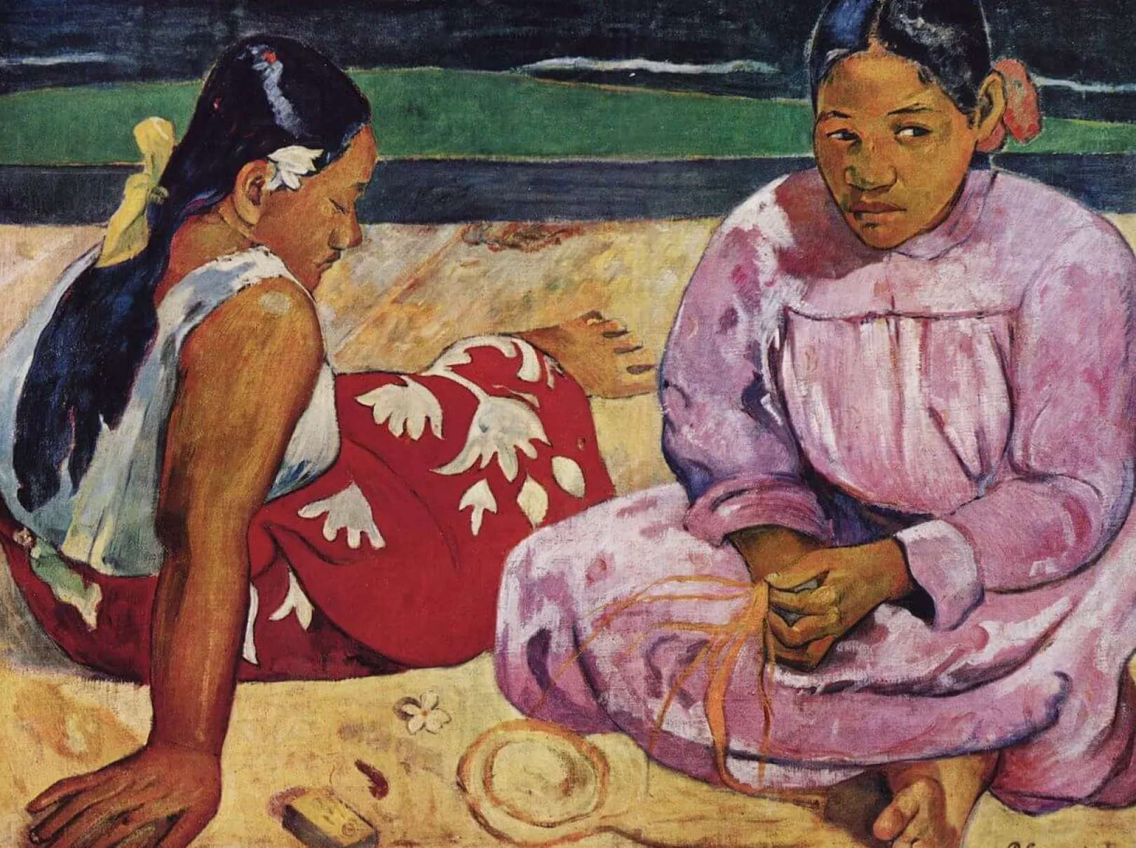 Galerie Mont Gauguin<Frauen von Tahiti am Strand - Paul Gauguin